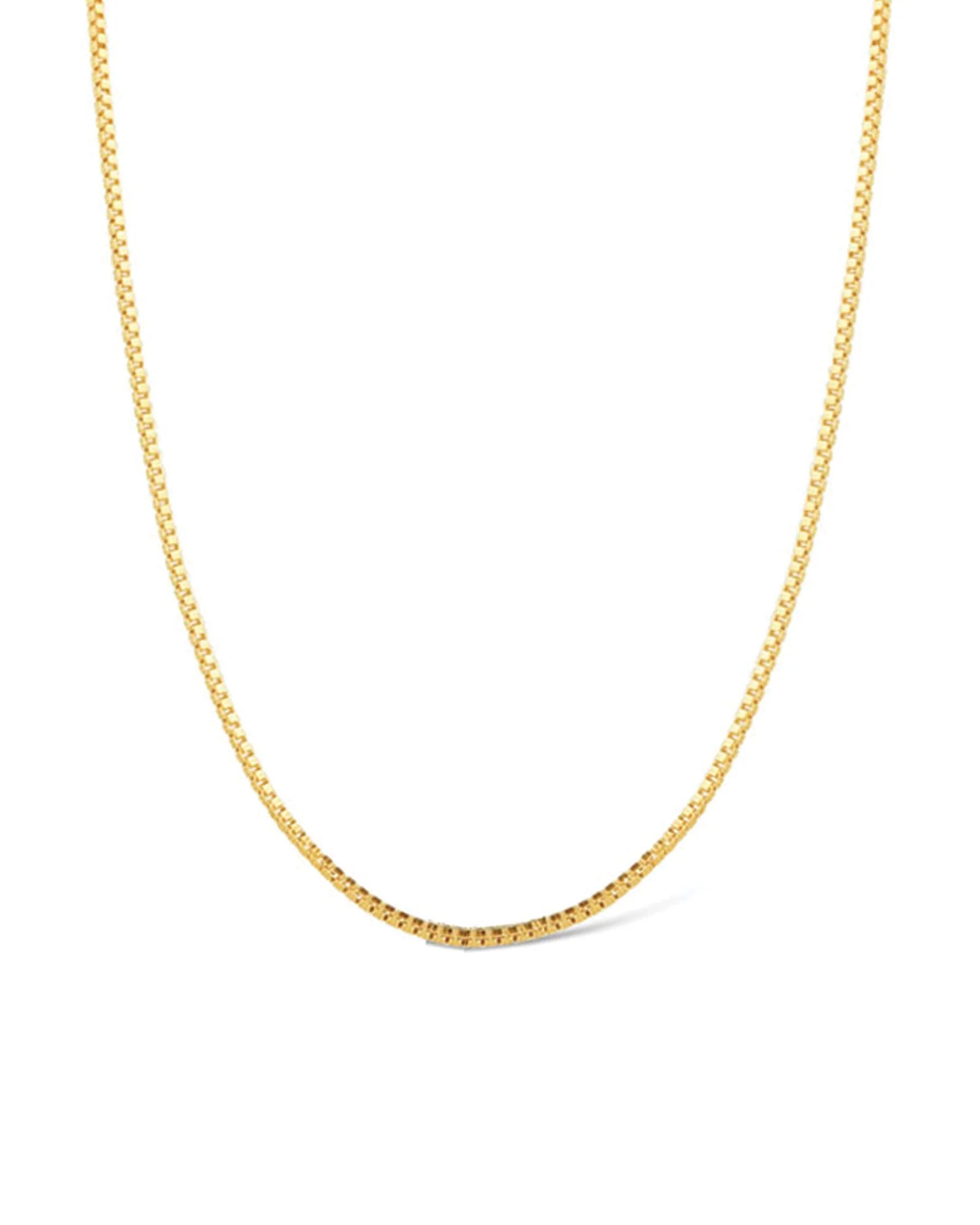 Square Box Chain Necklace
