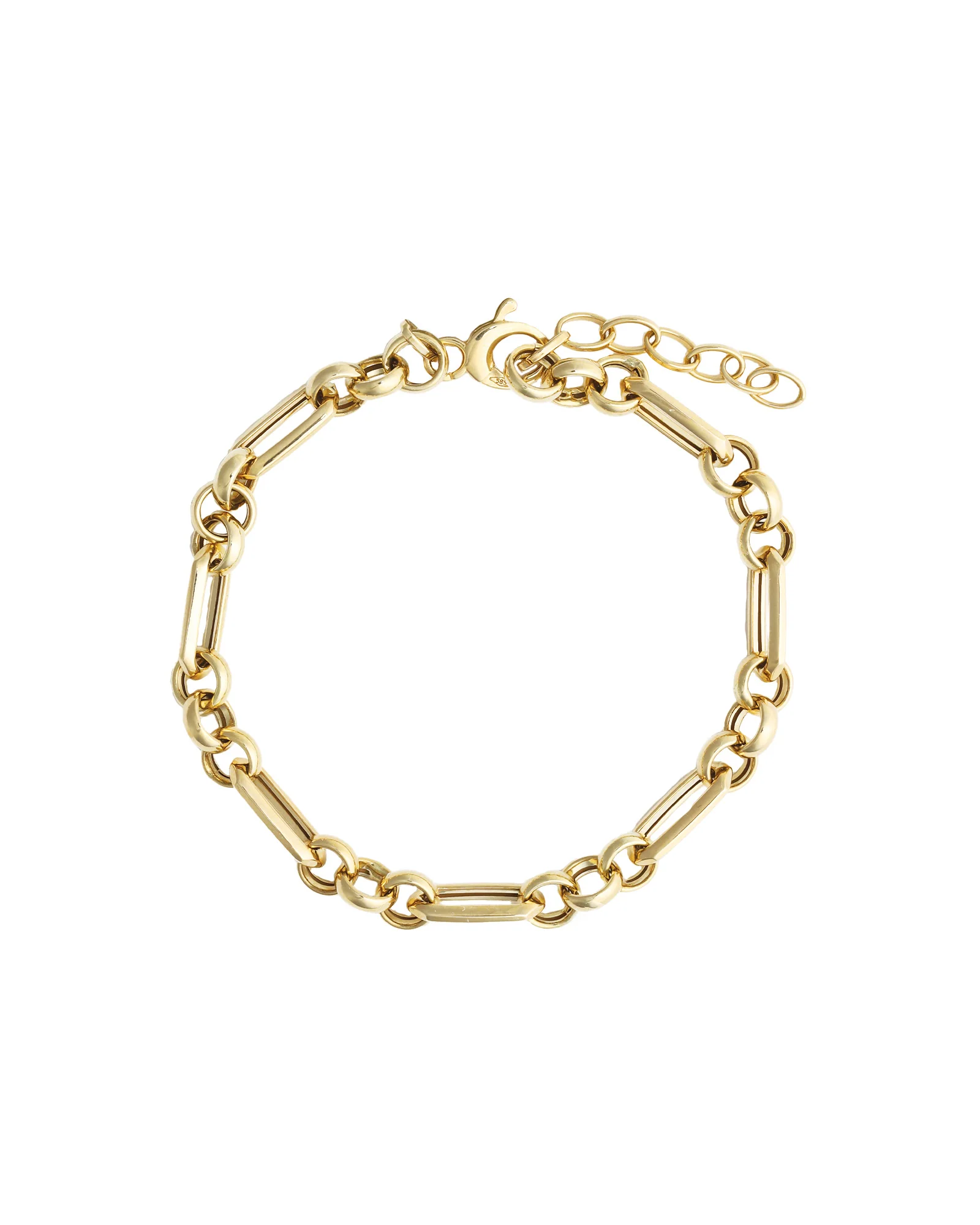 Layered Link Chain Bracelet