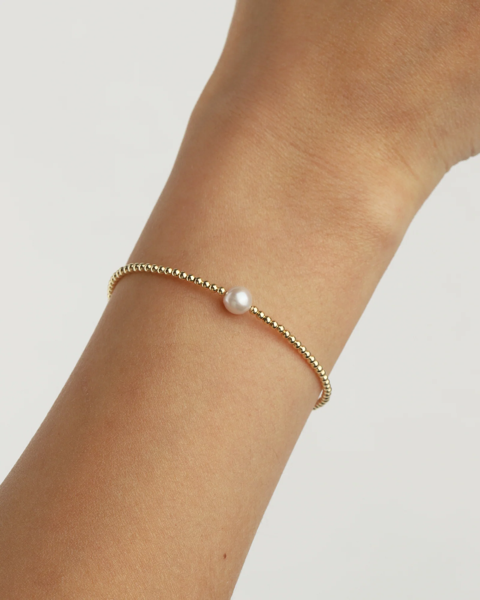 Beaded 6mm Pearl Bracelet - Image 3