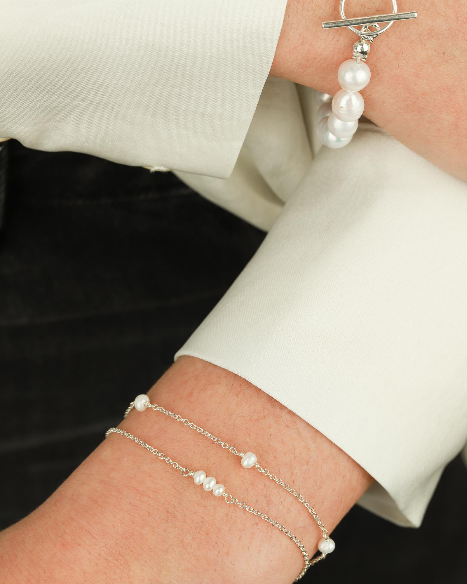 Pearl Station Bracelet - Image 3