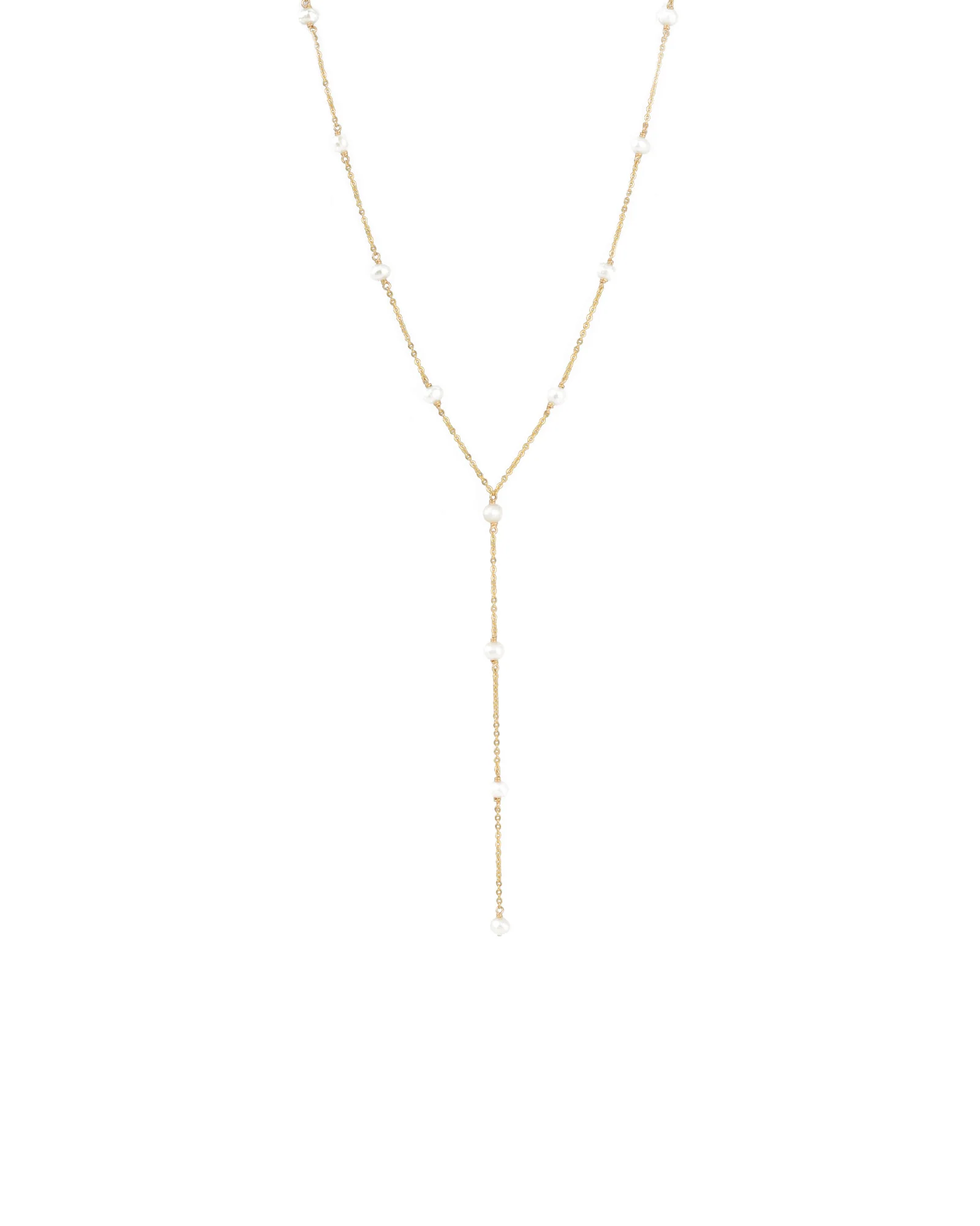 Pearl Station Lariat | 4mm