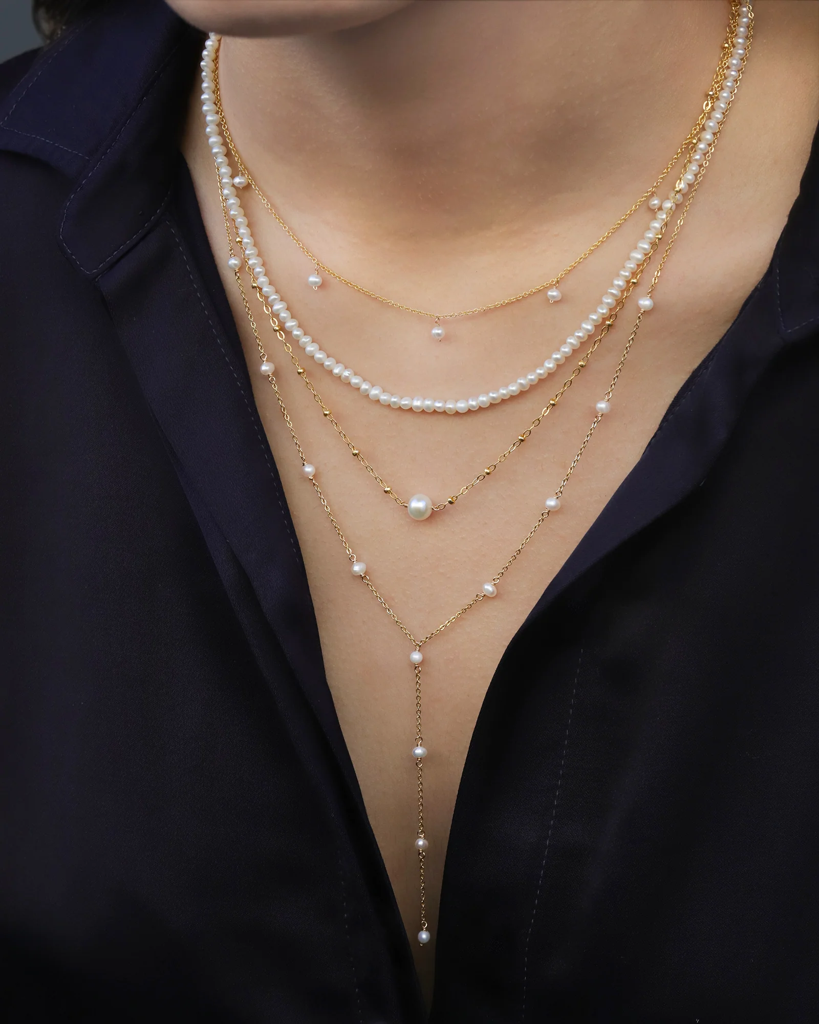 Pearl Station Lariat | 4mm - Image 2