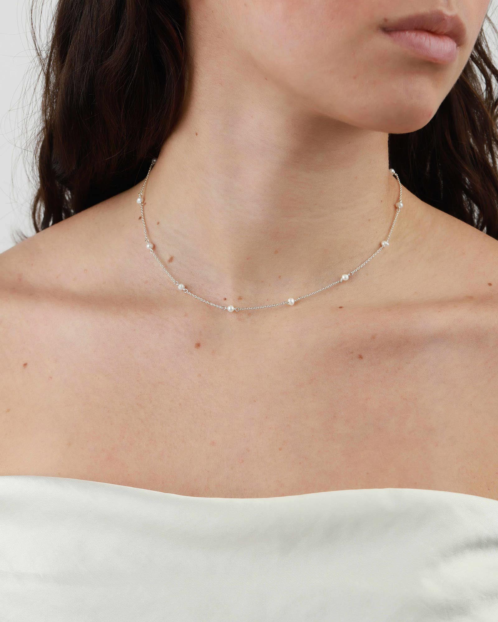 Pearl Station Necklace - Image 3
