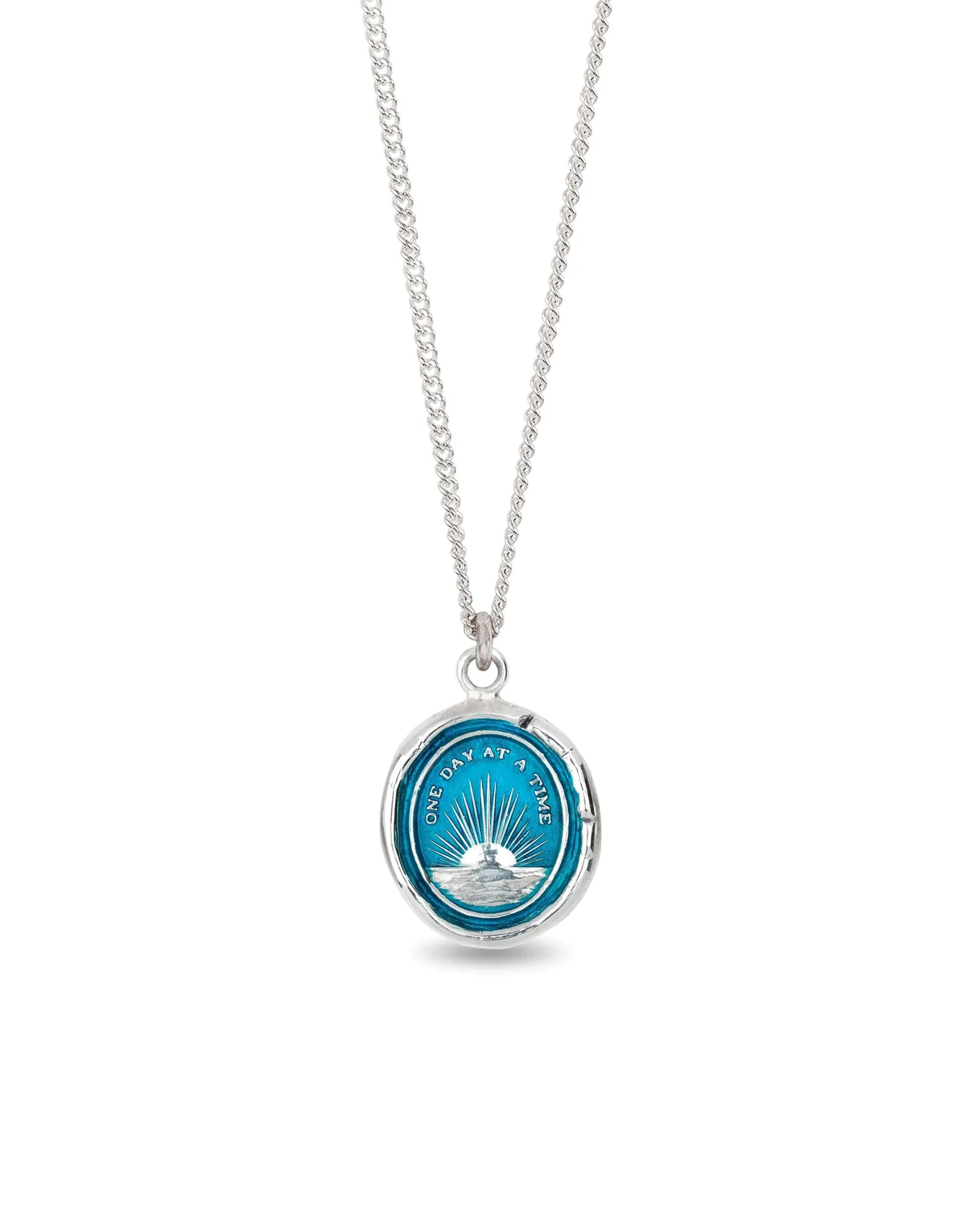 One Day at a Time Talisman | Capri Blue