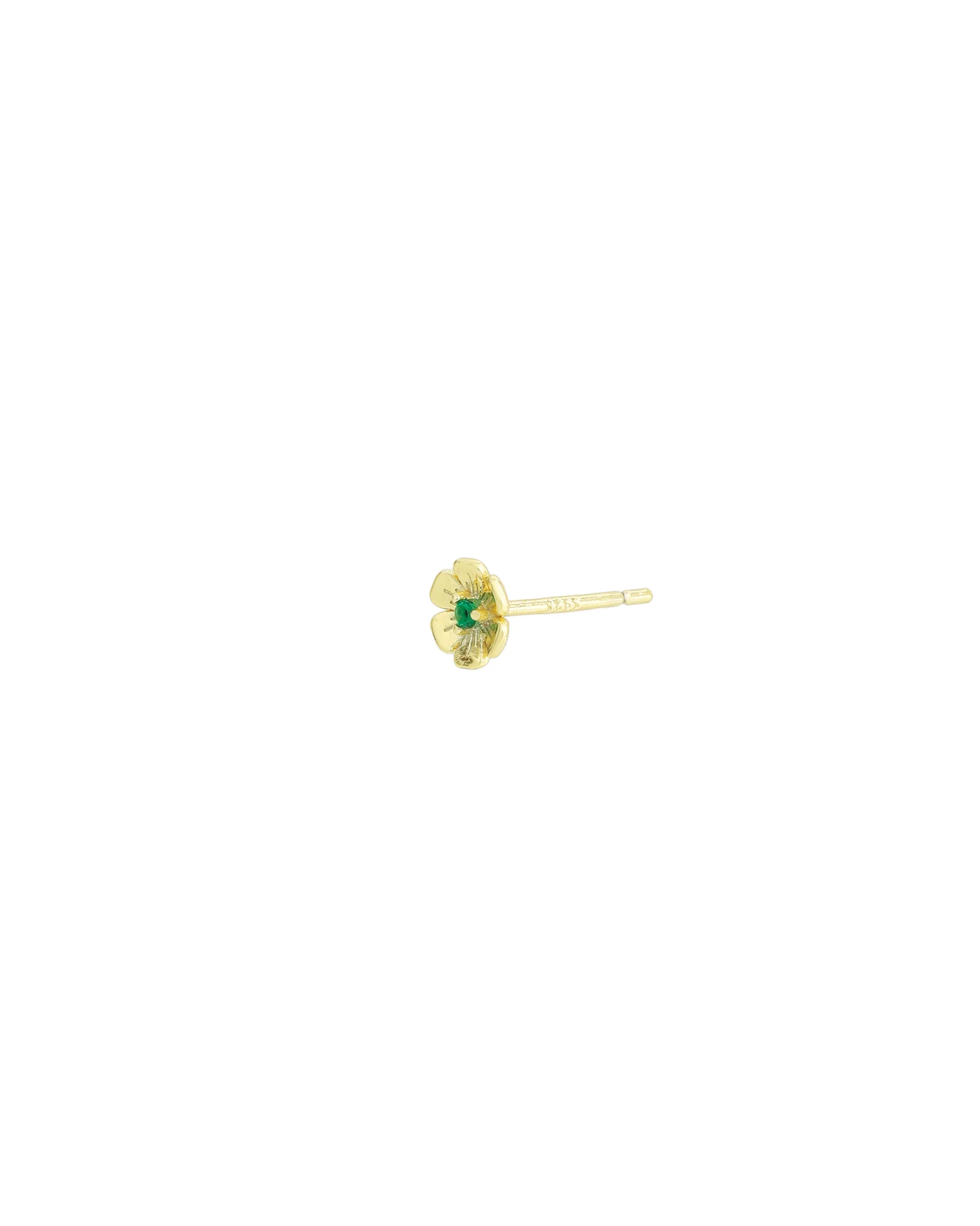 Birthstone Flower Single Stud - Image 3