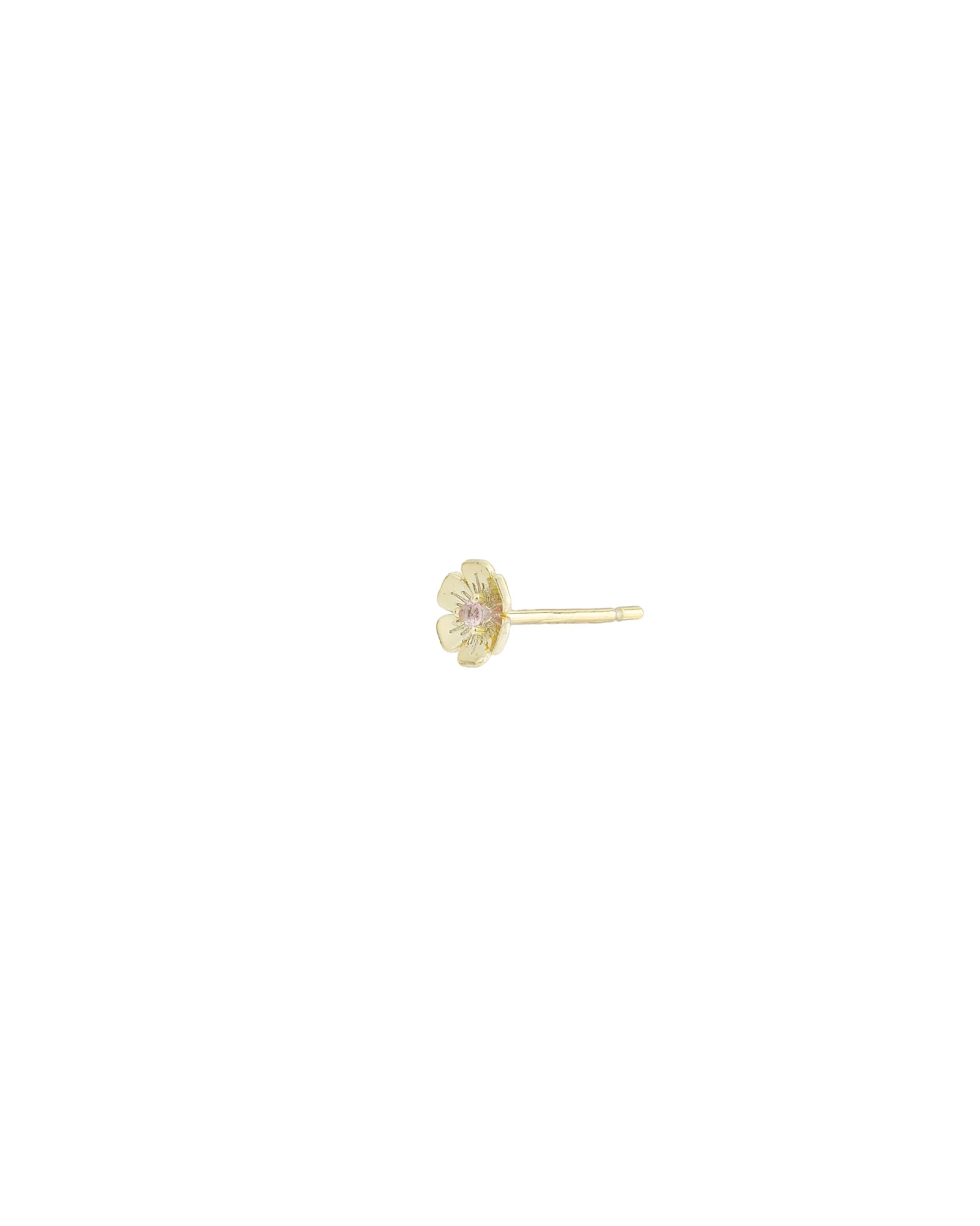 Birthstone Flower Single Stud - Image 3