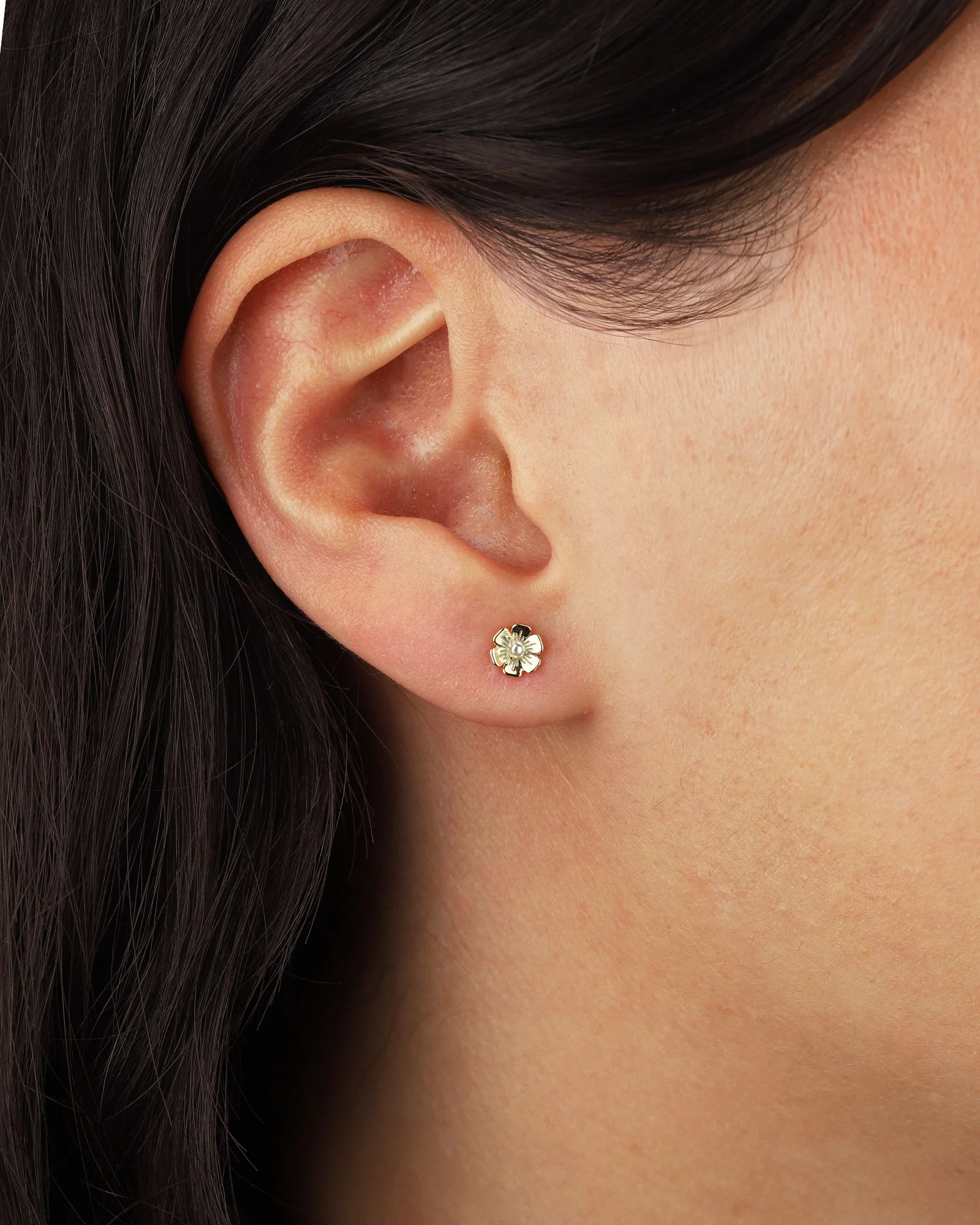 Birthstone Flower Single Stud - Image 2