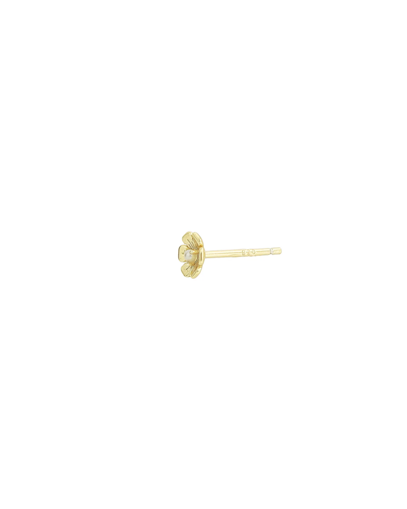 Birthstone Flower Single Stud - Image 3