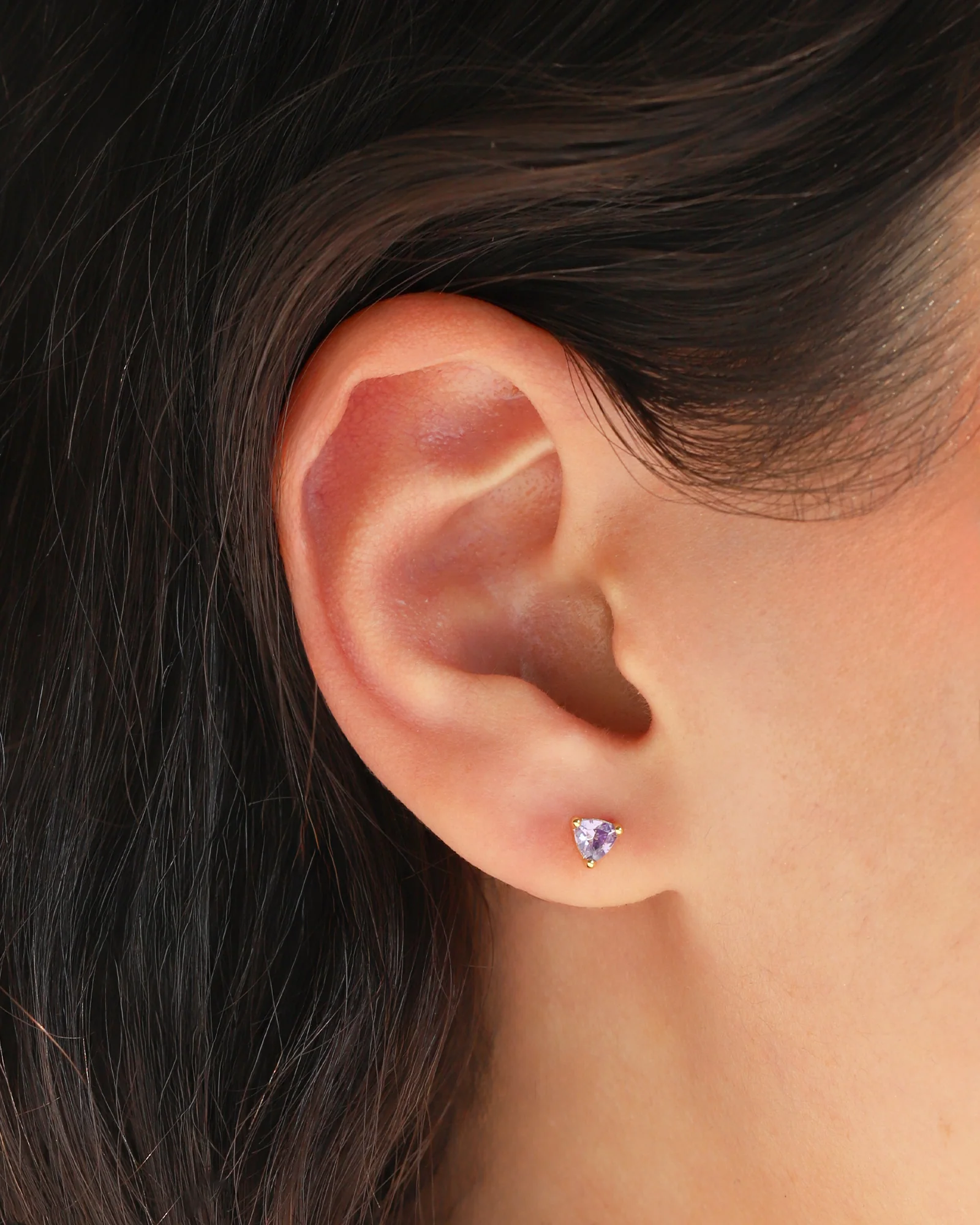 Birthstone Mix Shape CZ Studs - Image 2