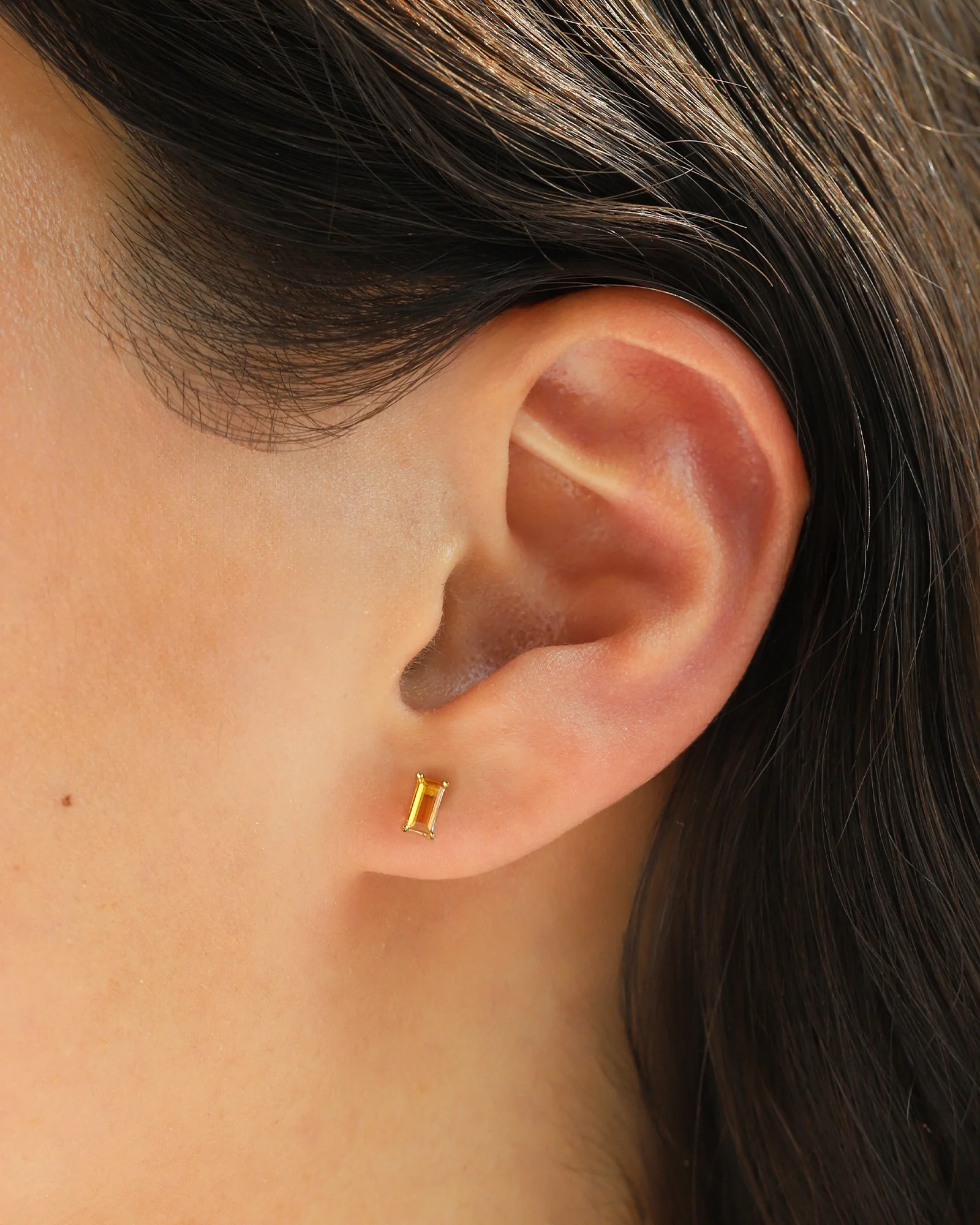 Birthstone Mix Shape CZ Studs - Image 2