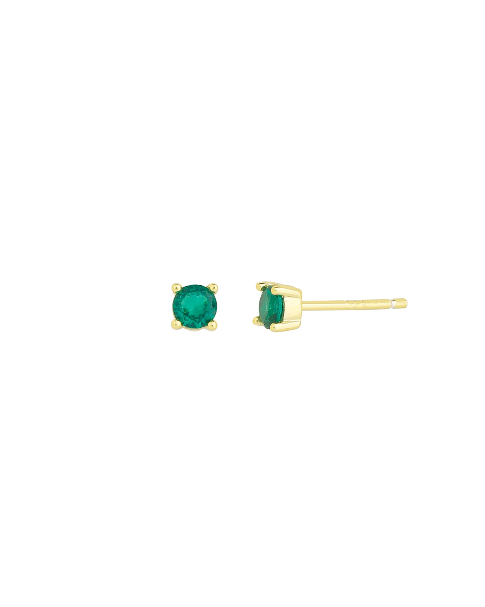 Birthstone Mix Shape CZ Studs