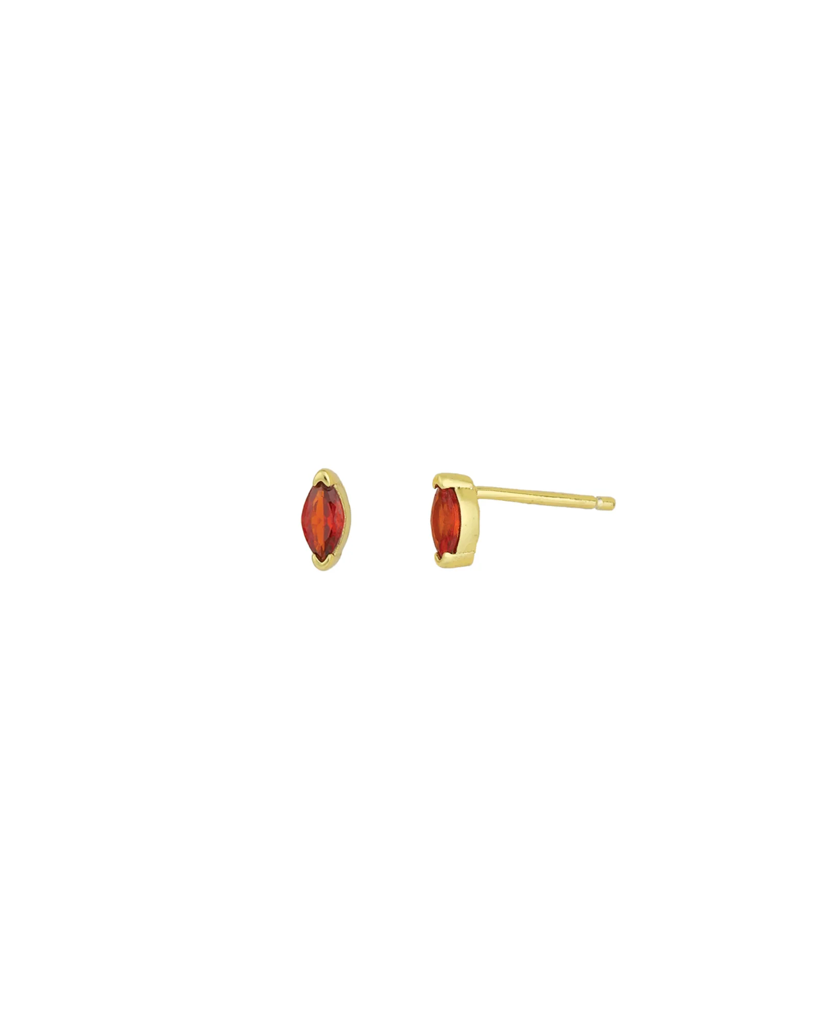 Birthstone Mix Shape CZ Studs
