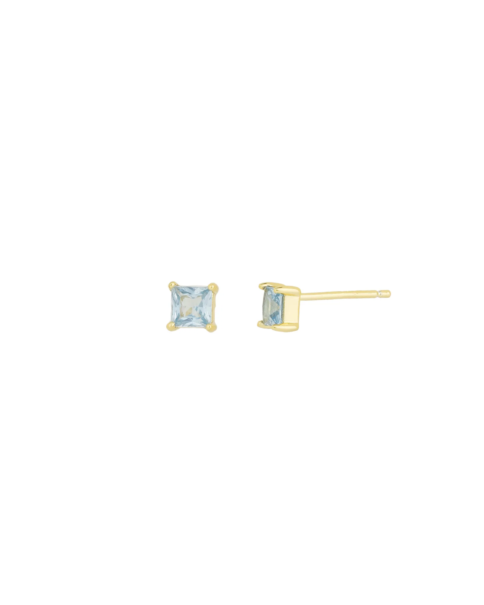 Birthstone Mix Shape CZ Studs