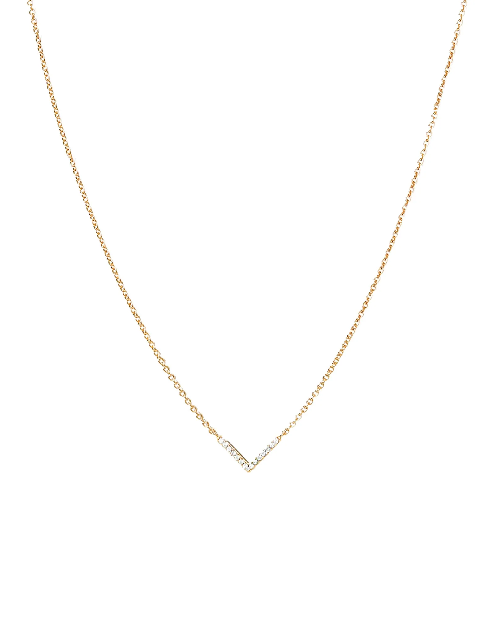 Chevron CZ Necklace