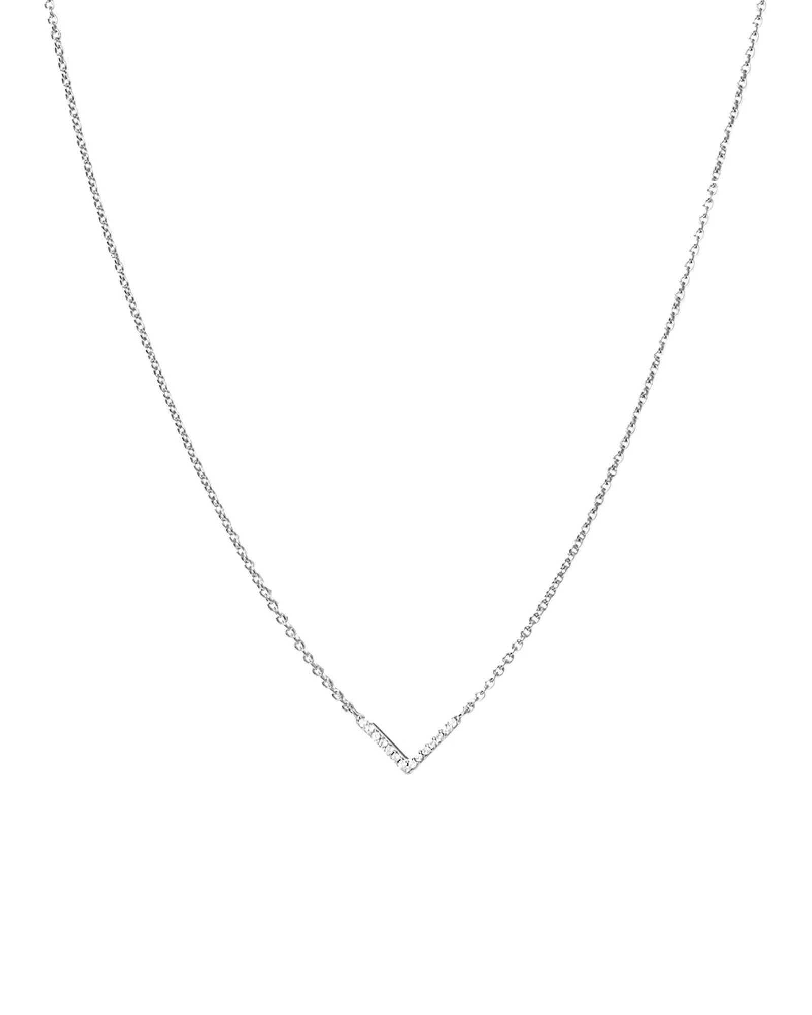 Chevron CZ Necklace