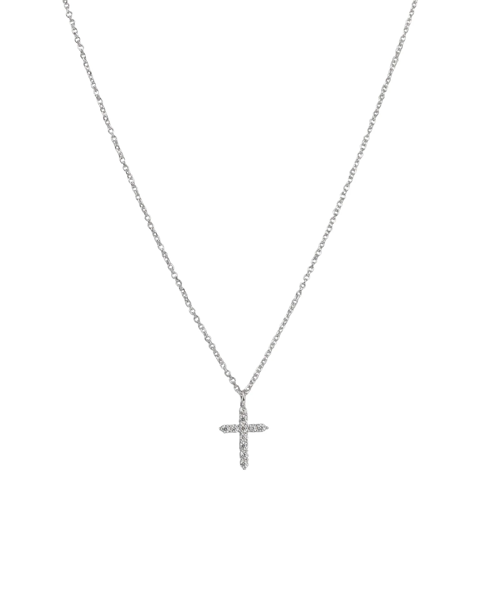 Cross CZ Necklace