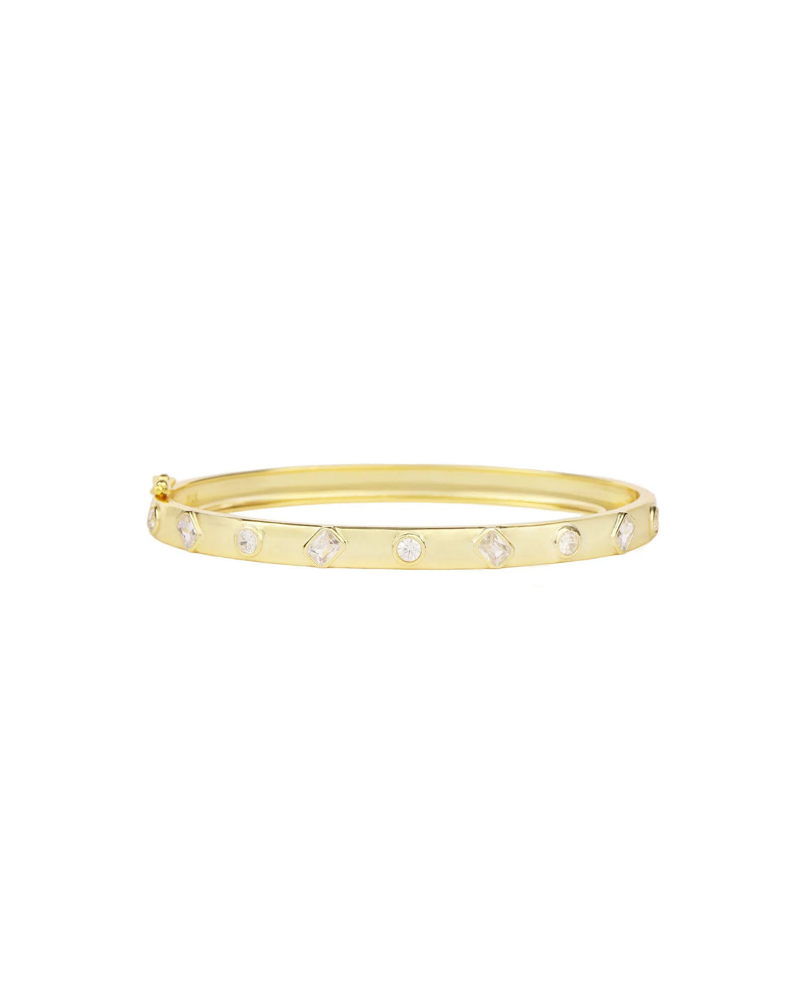 Bezel CZ Cuff