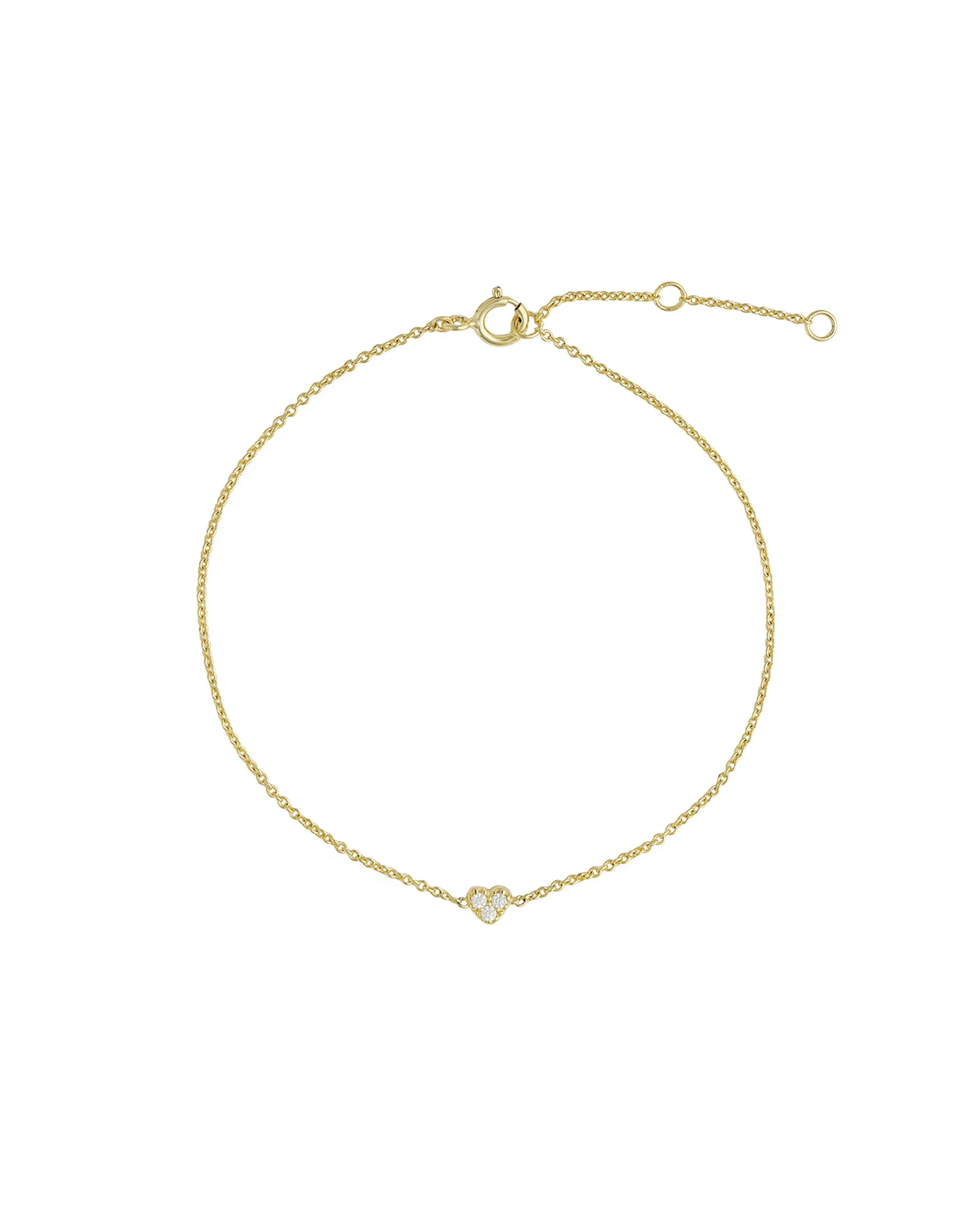 CZ Heart Bracelet