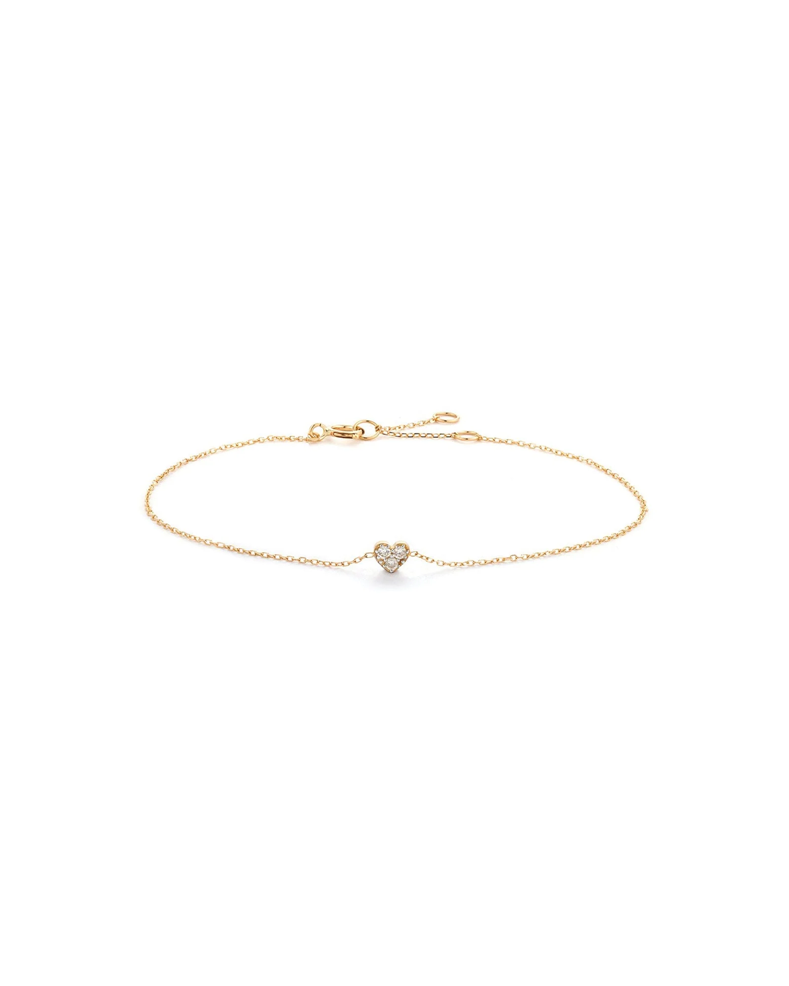 CZ Heart Bracelet - Image 3