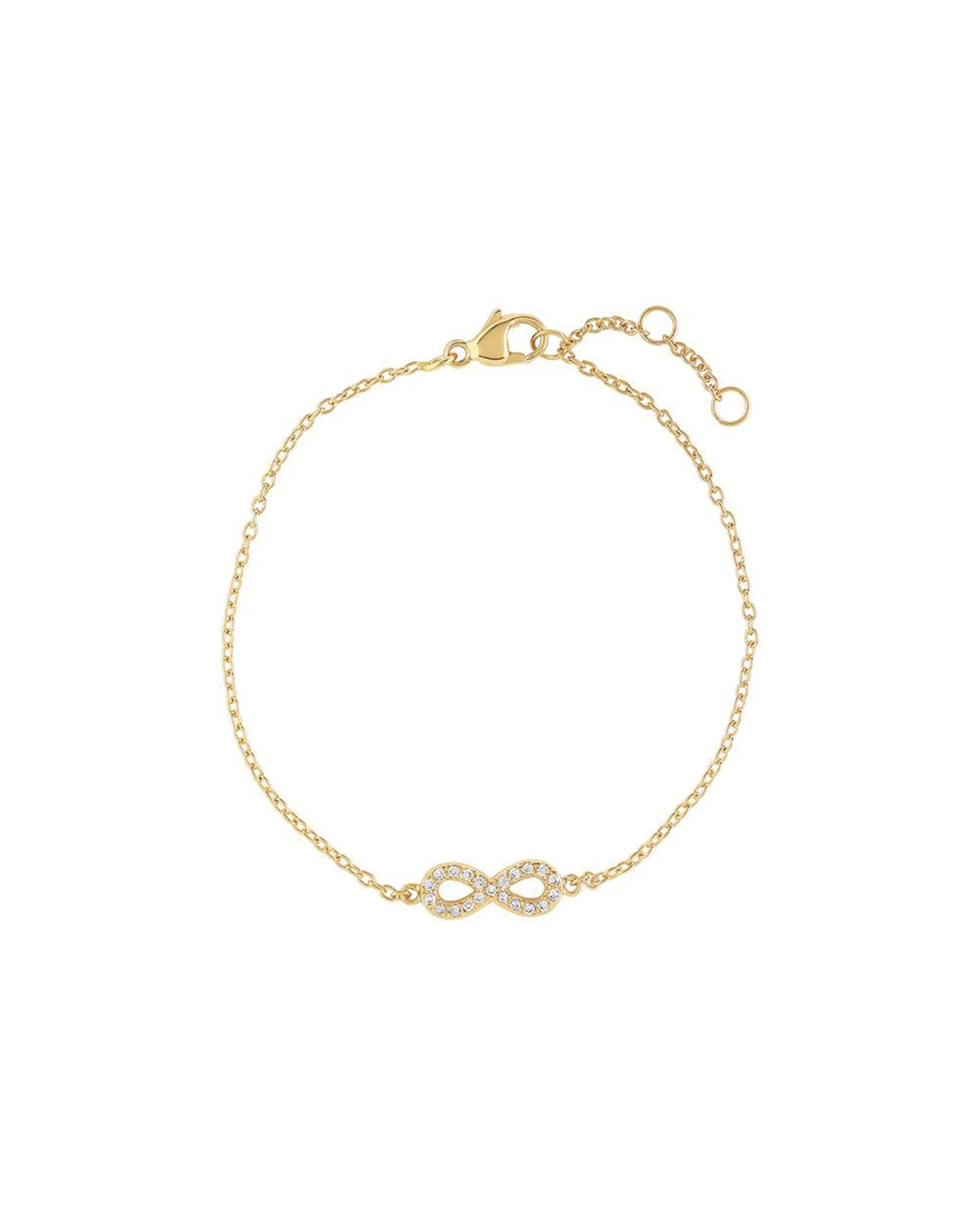 Infinity Pavé CZ Bracelet