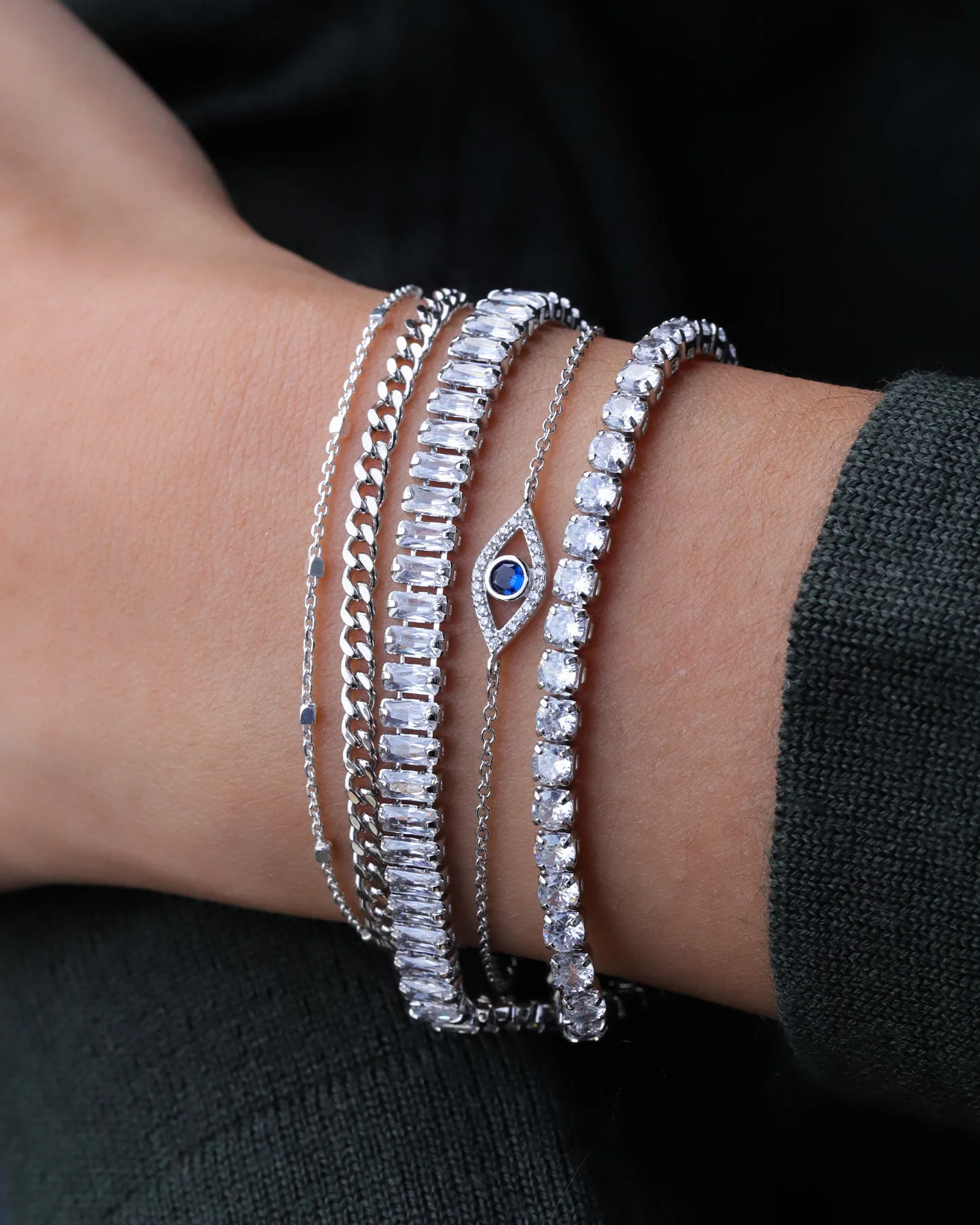 CZ Tennis Bracelet - Image 2