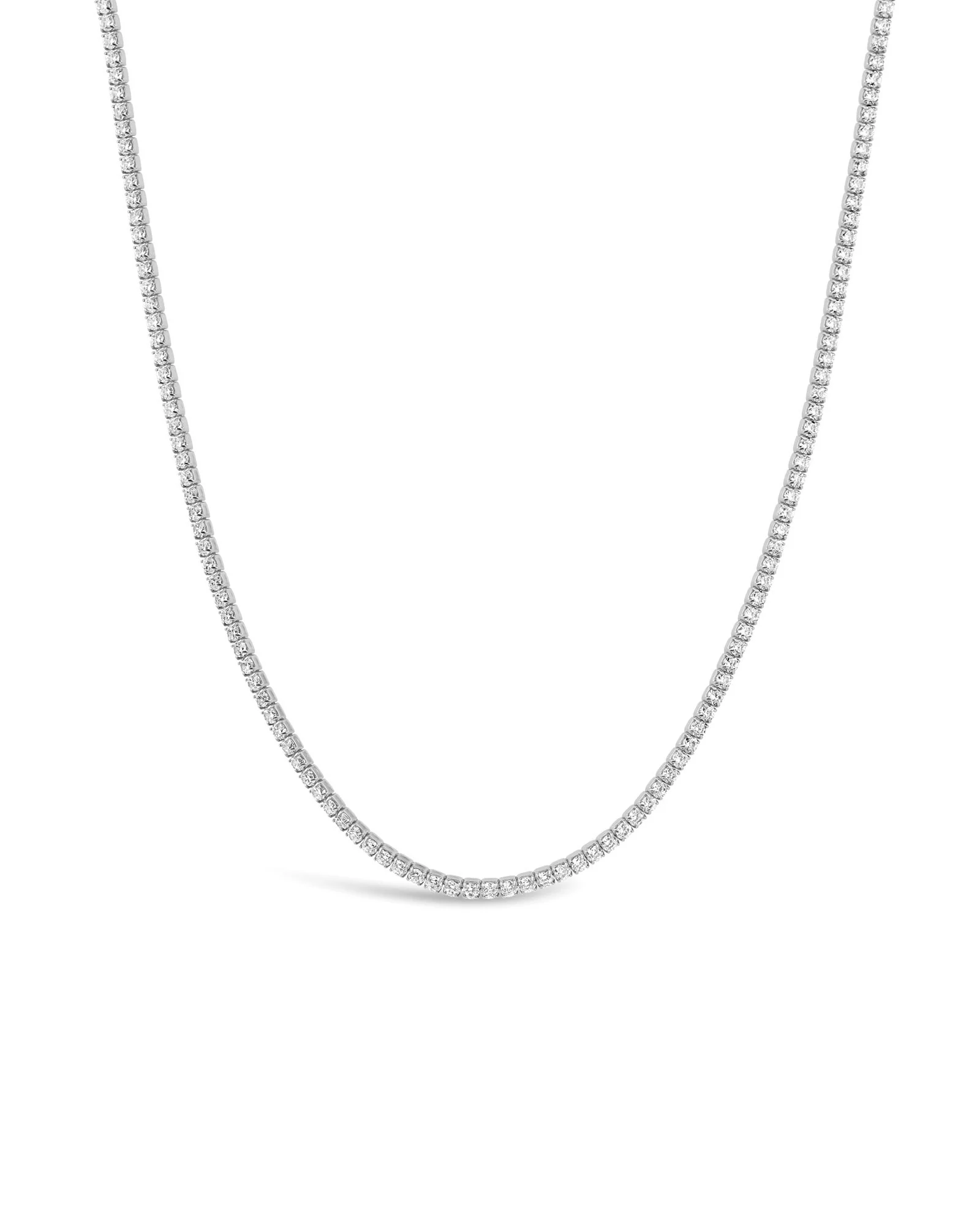 CZ Tennis Necklace | 2mm