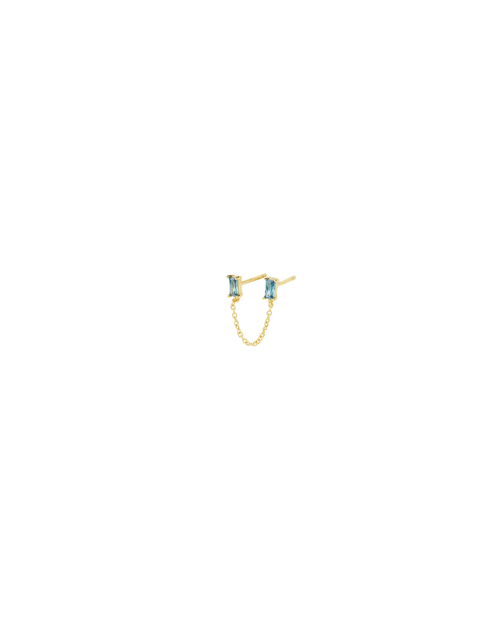 Double Baguette Single Stud - Image 3
