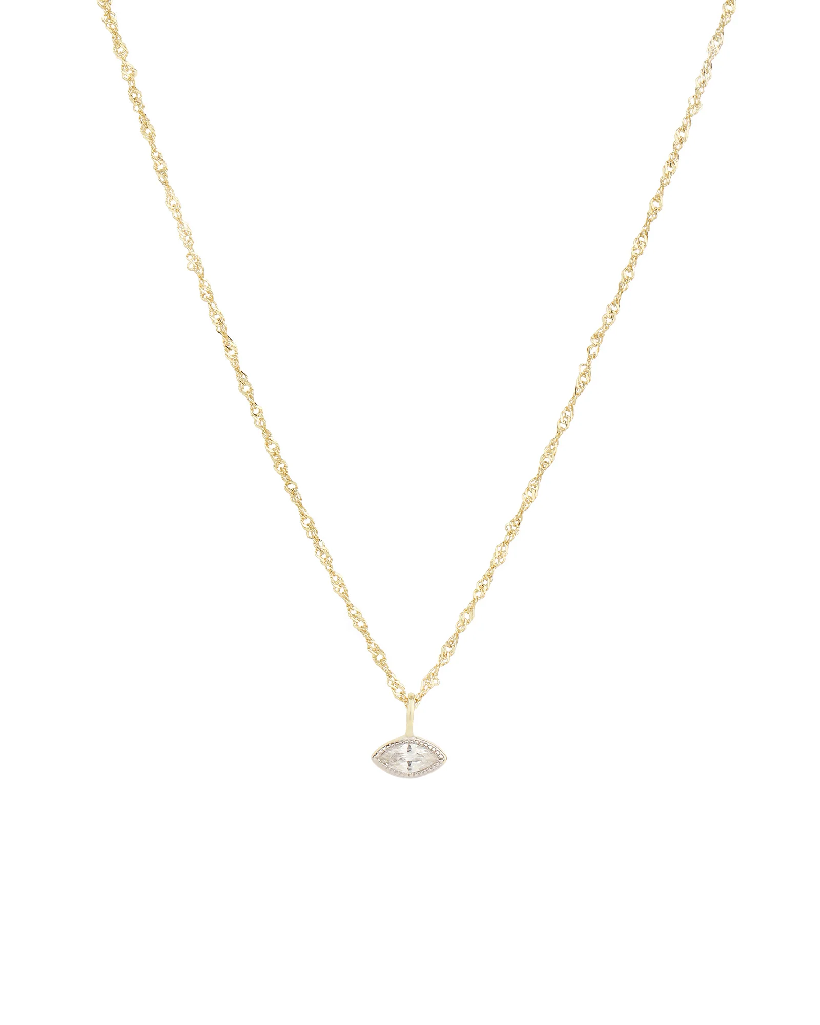 Evil Eye Rope Chain Necklace