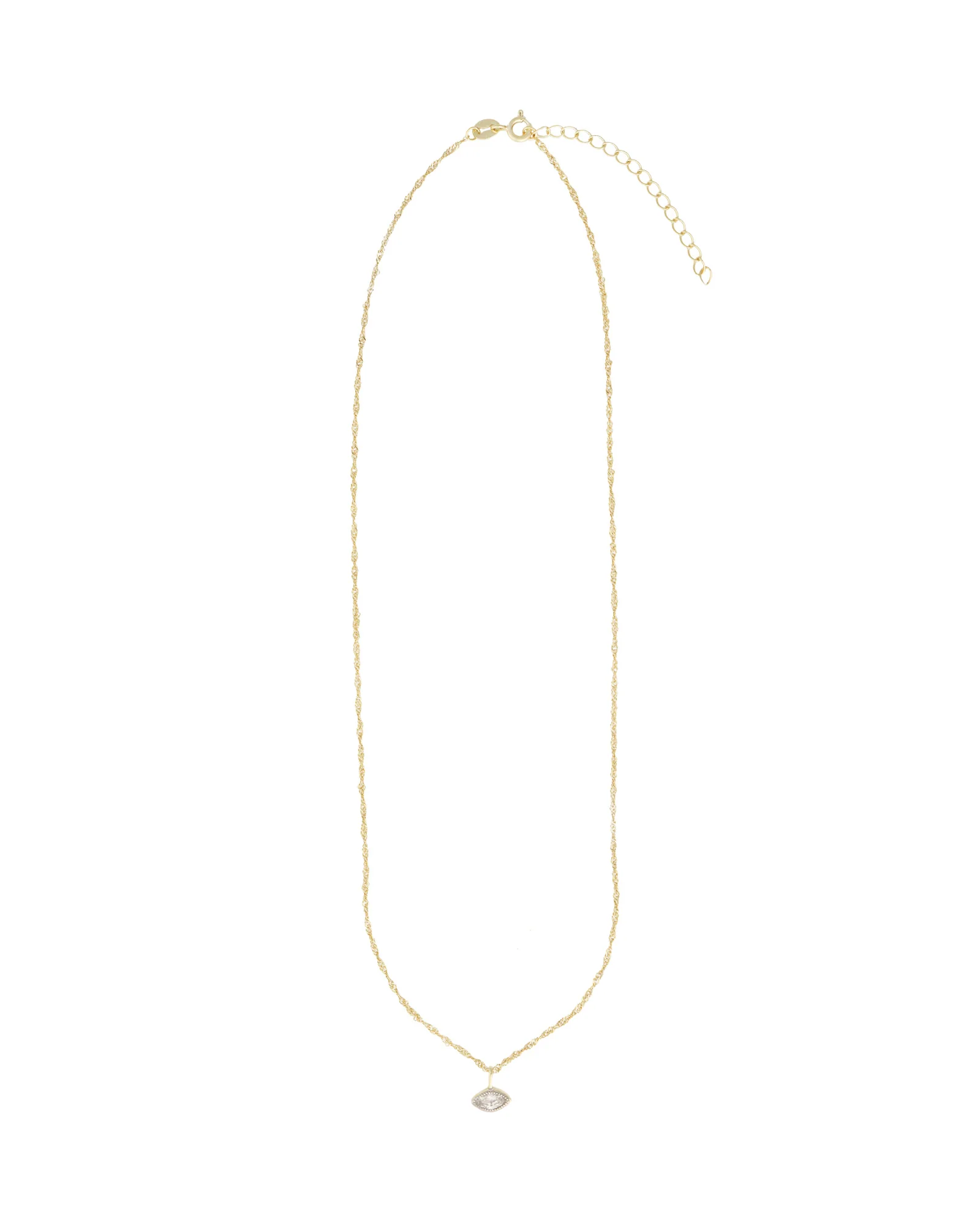 Evil Eye Rope Chain Necklace - Image 3