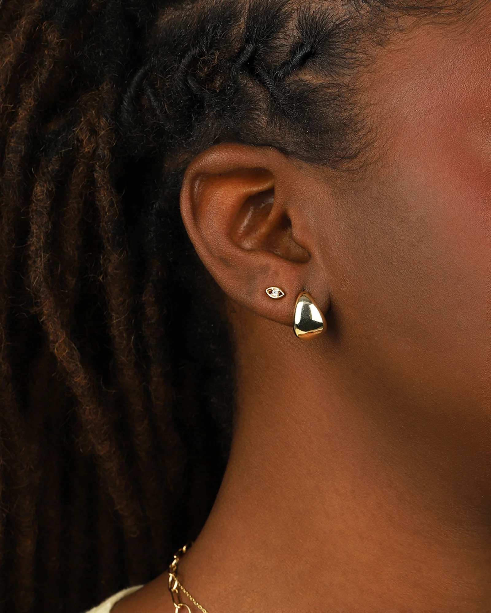 Evil Eye CZ Single Stud - Image 4