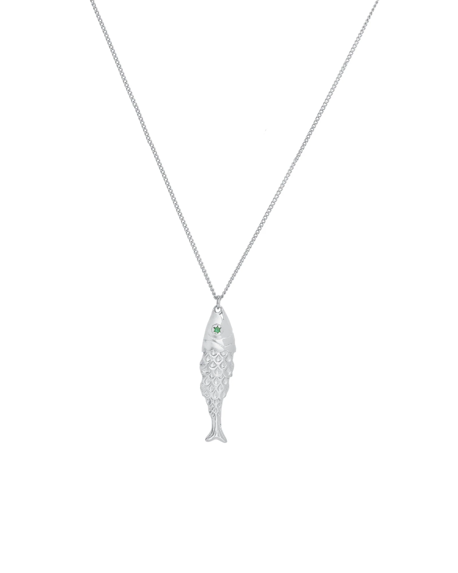 Fish CZ Necklace