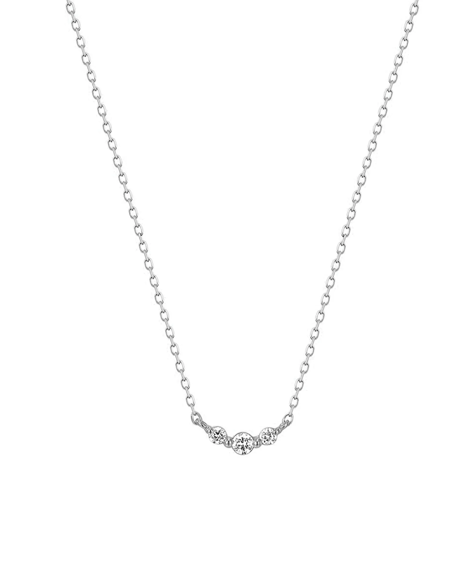 Graduated CZ Necklace