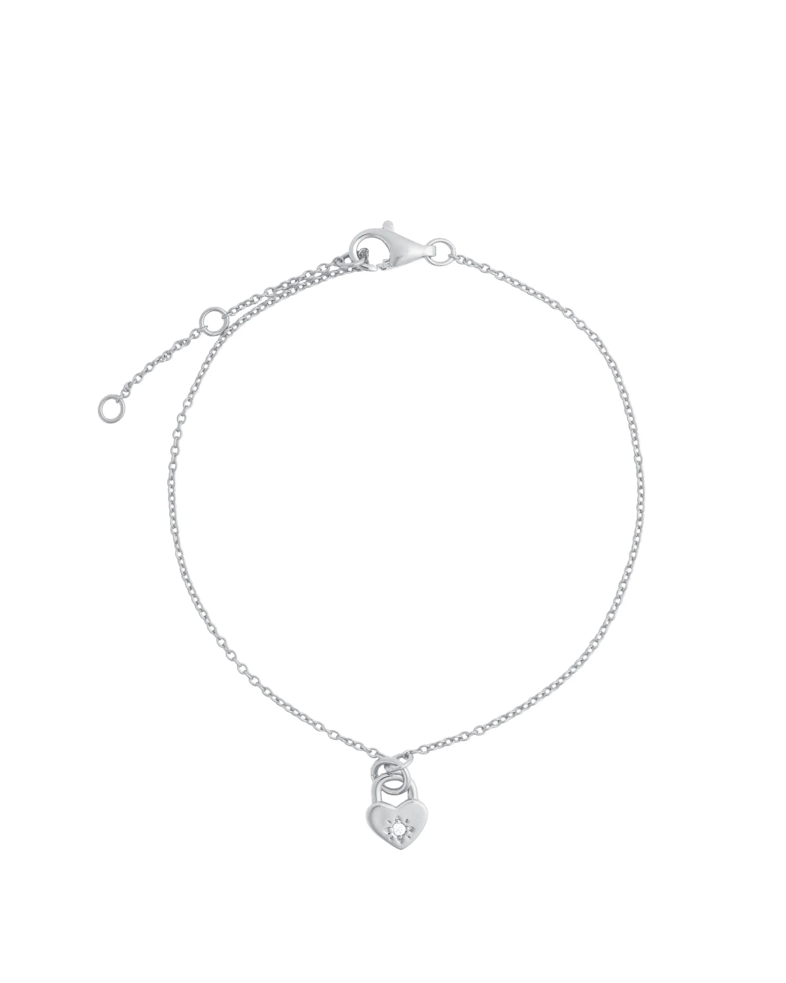 Heart Padlock Bracelet