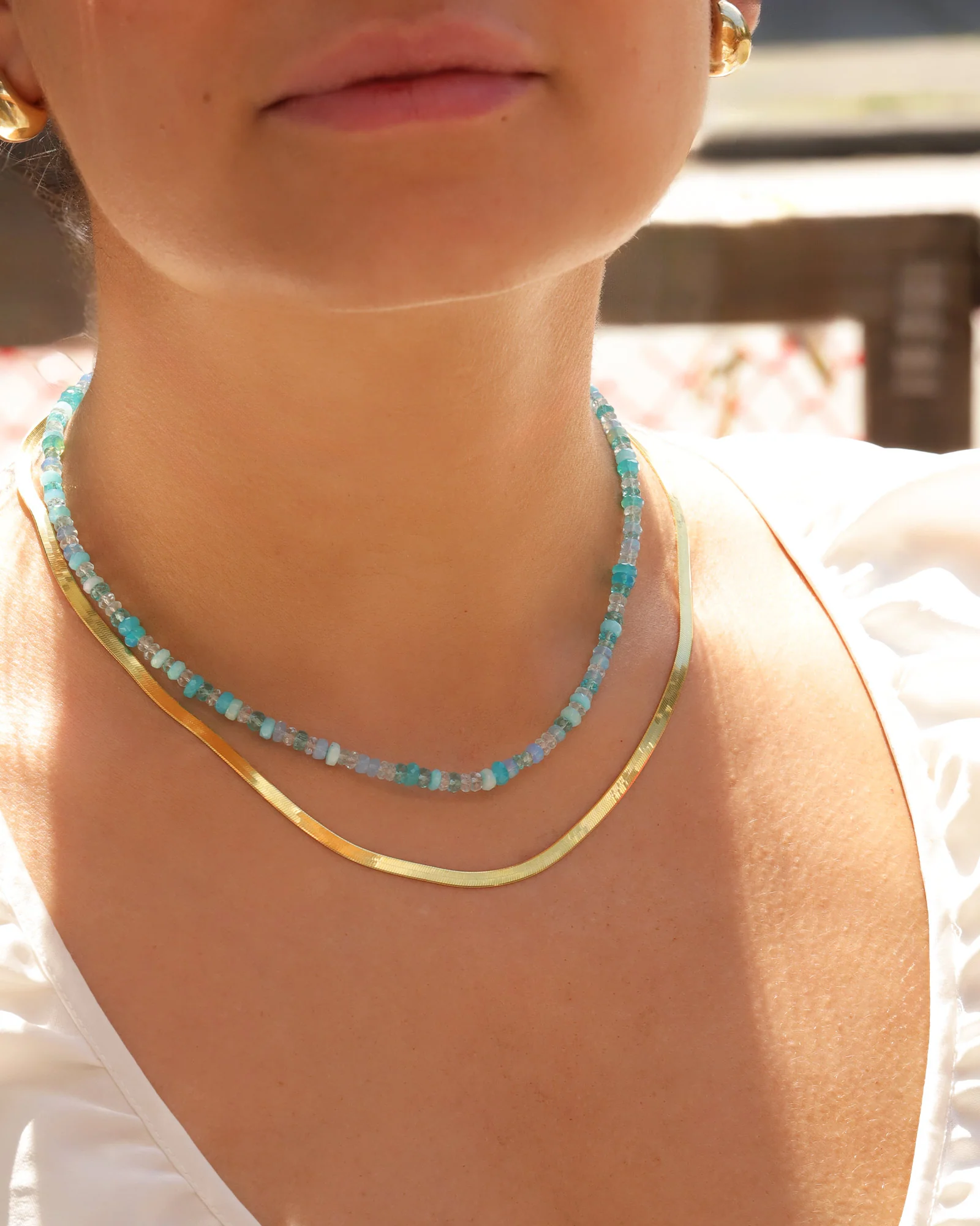 Herringbone Necklace | 3mm - Image 3