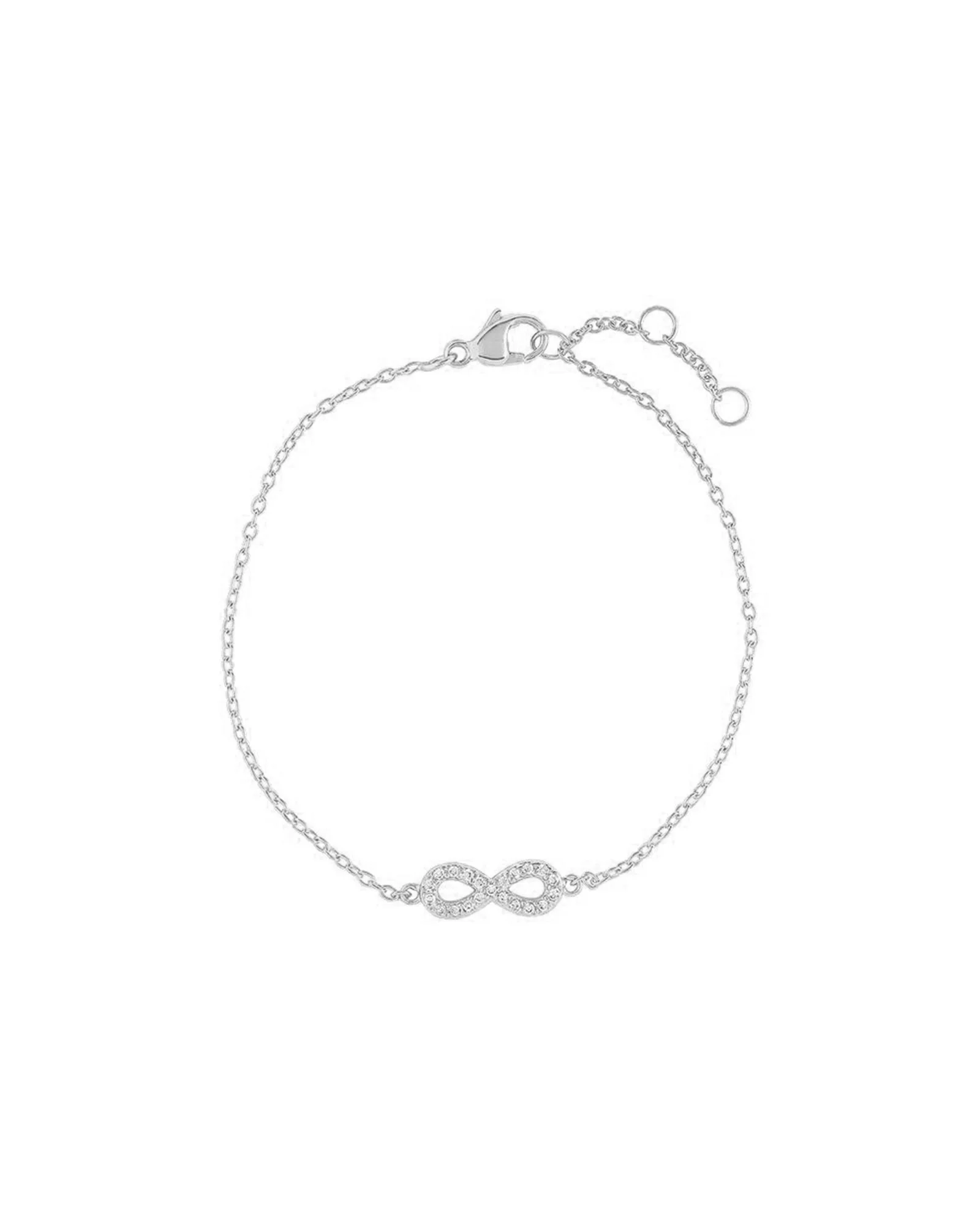 Infinity Pavé CZ Bracelet