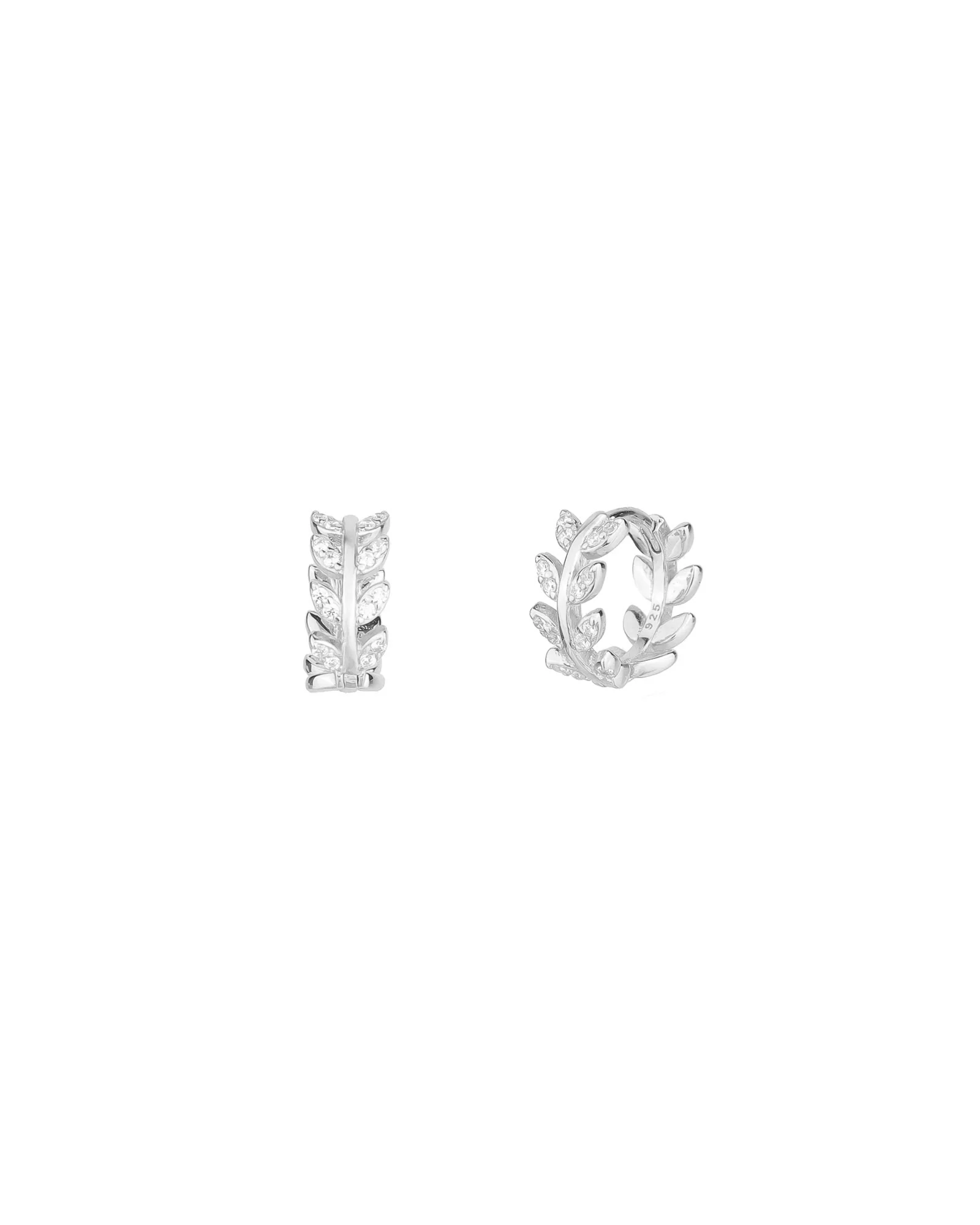 Leaf CZ Huggies