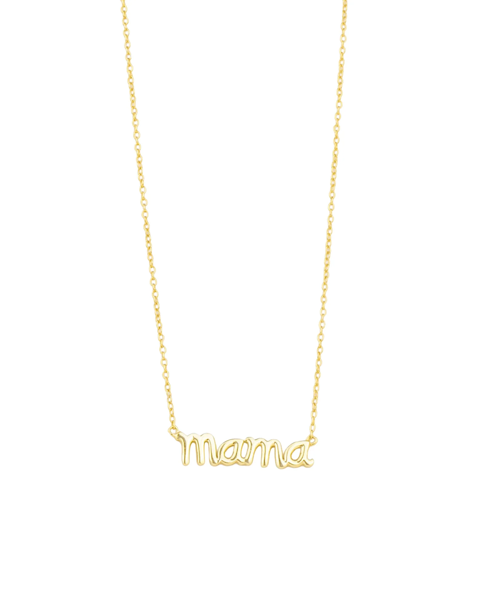 Mama Cursive Necklace