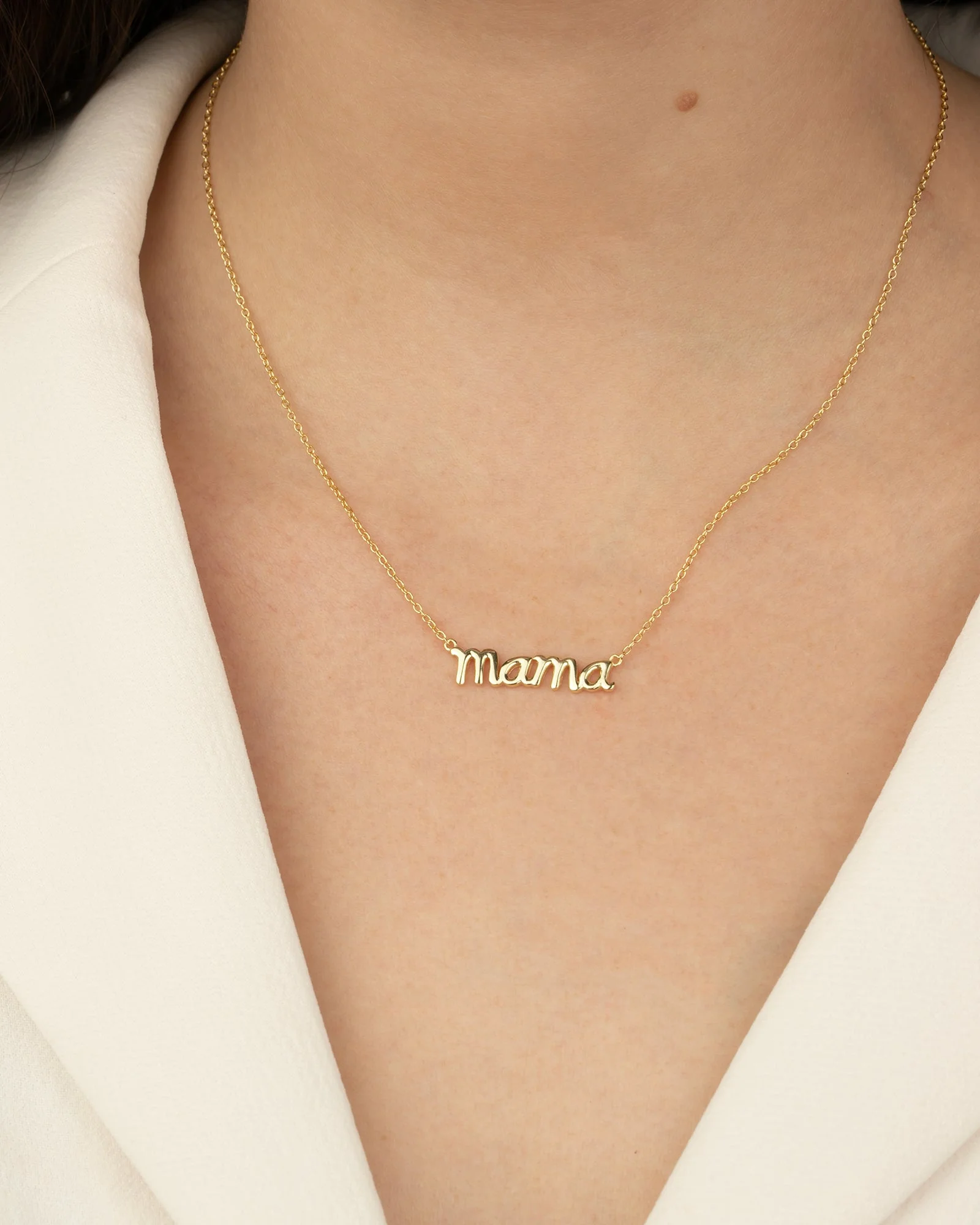 Mama Cursive Necklace - Image 2