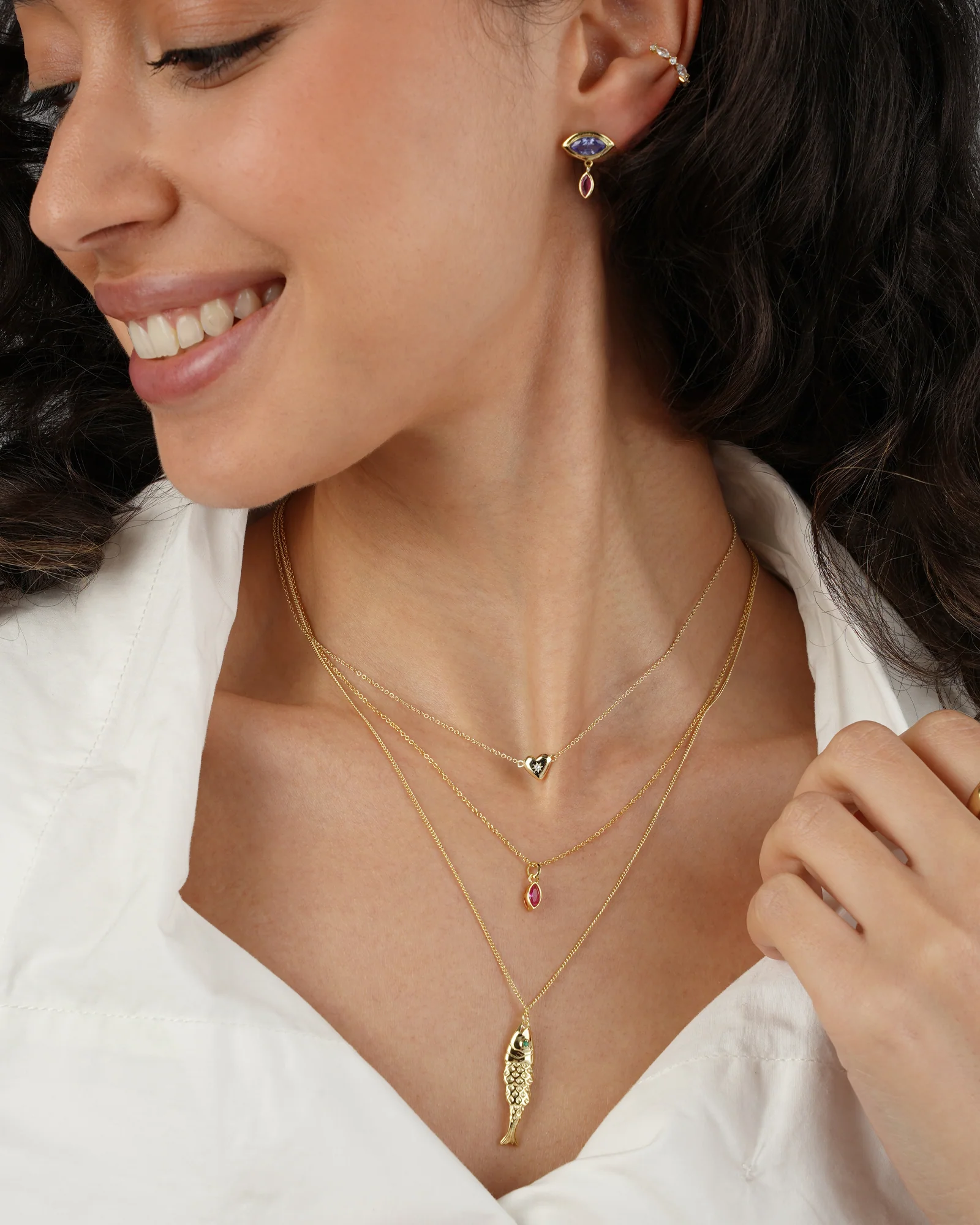 Marquise CZ Necklace - Image 2