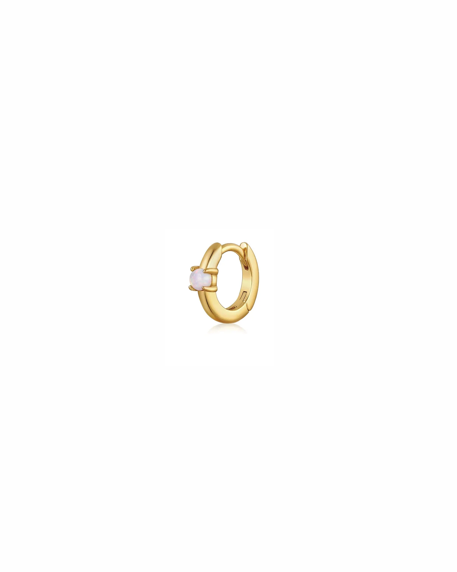 Opal Single Huggie | 10mm
