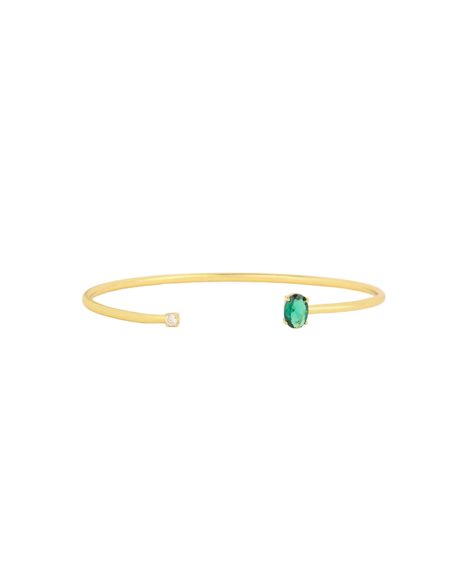 Oval & Round CZ Cuff