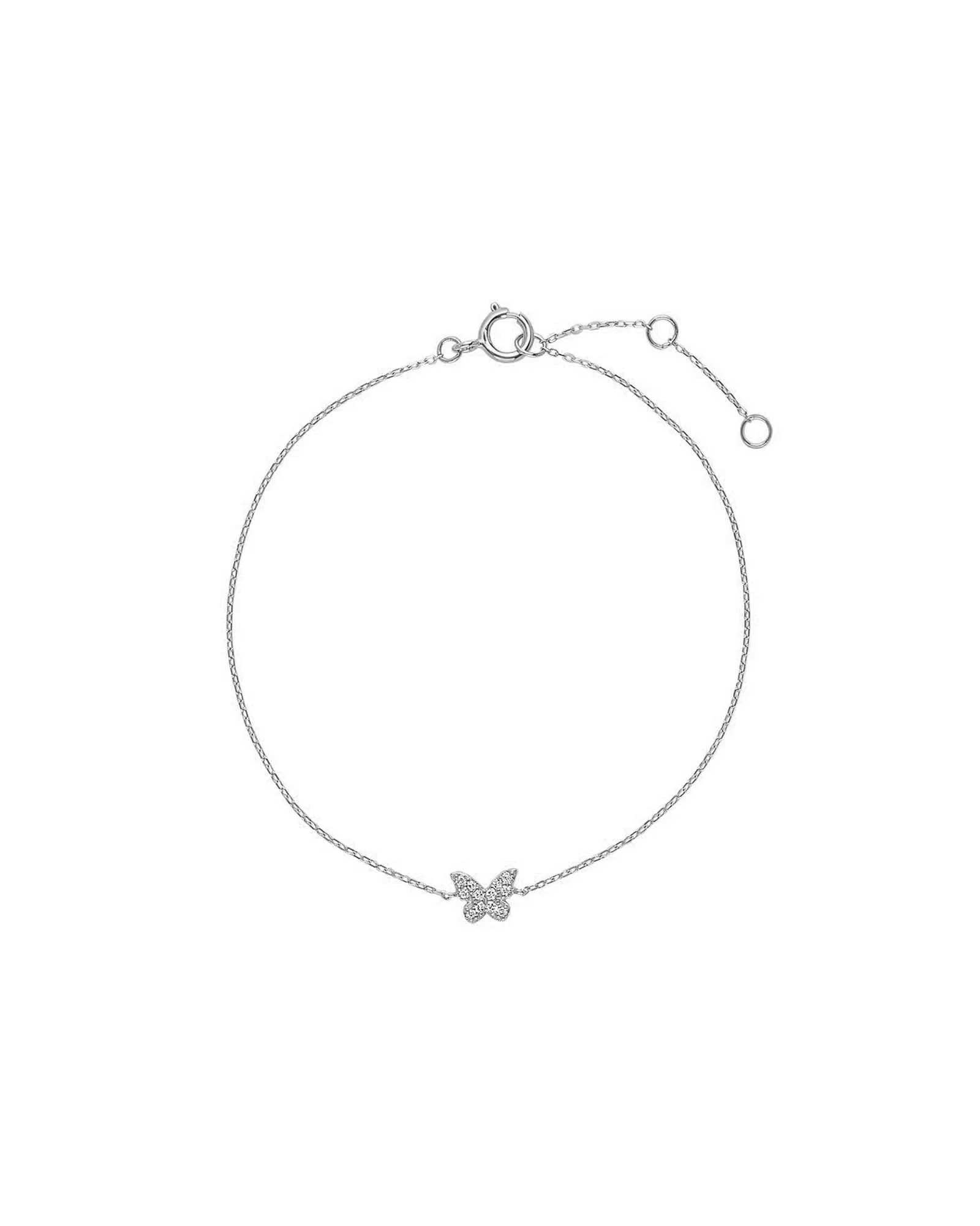 Pavé CZ Butterfly Bracelet