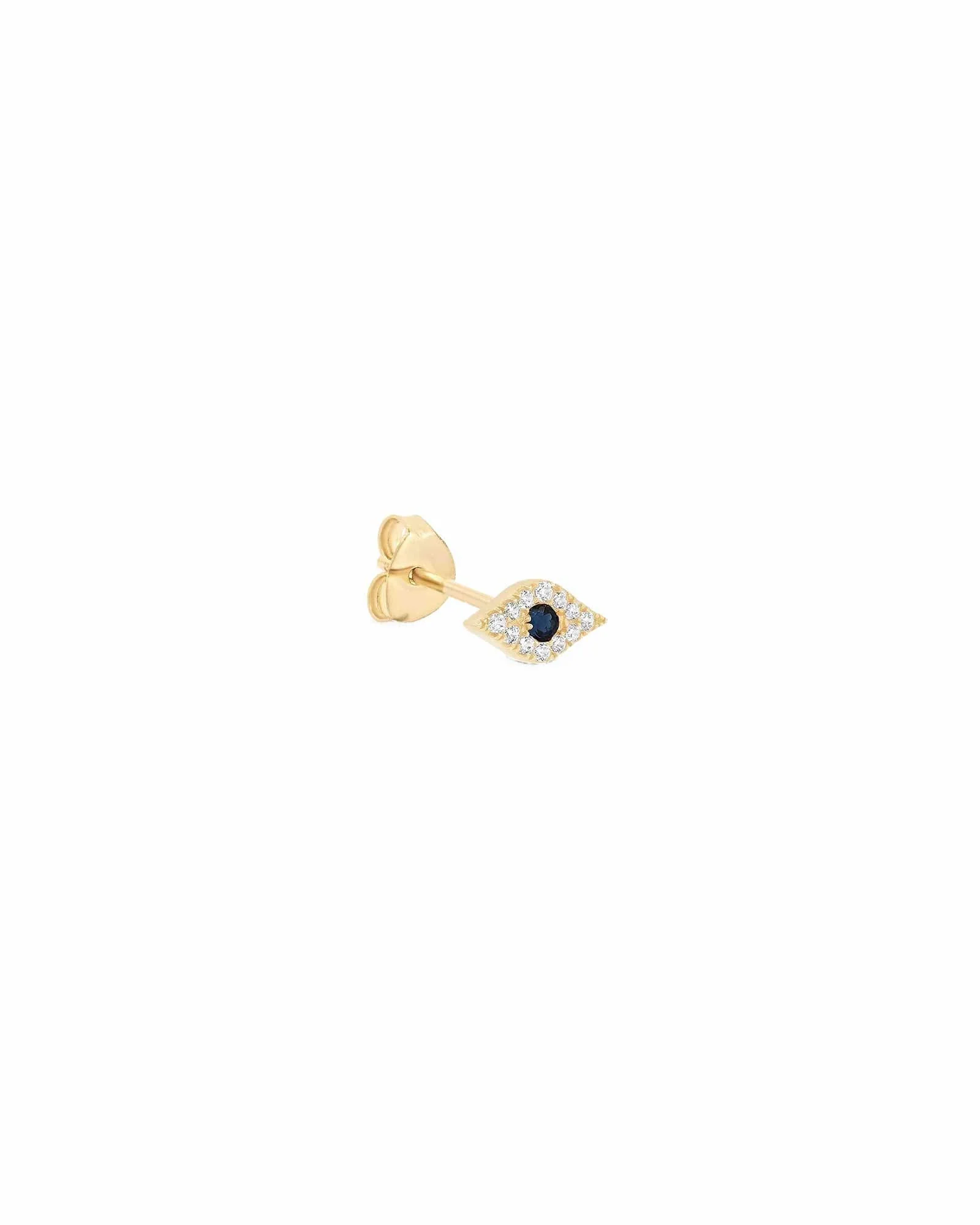 Pavé Evil Eye Single Stud