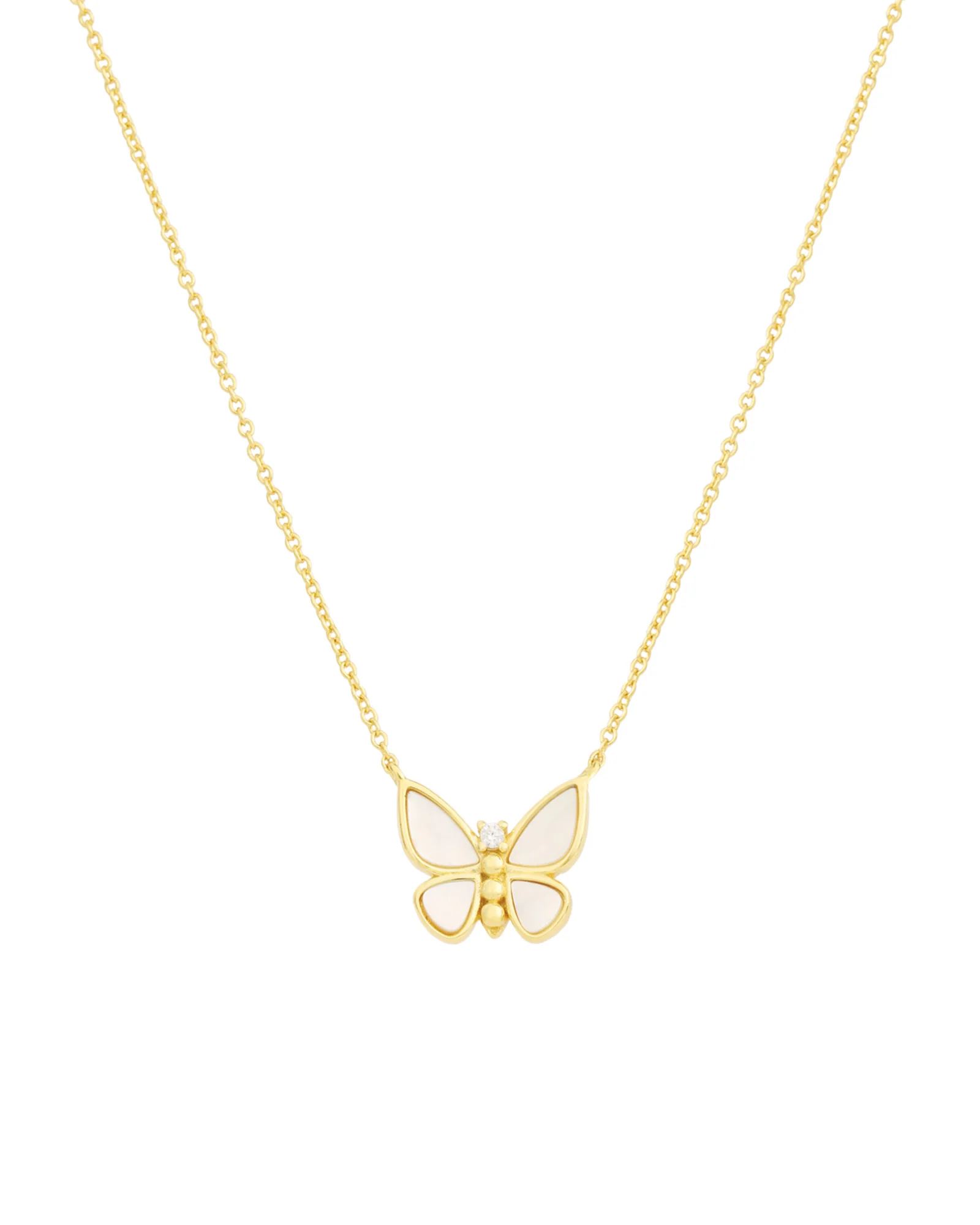 Pearl Butterfly Necklace