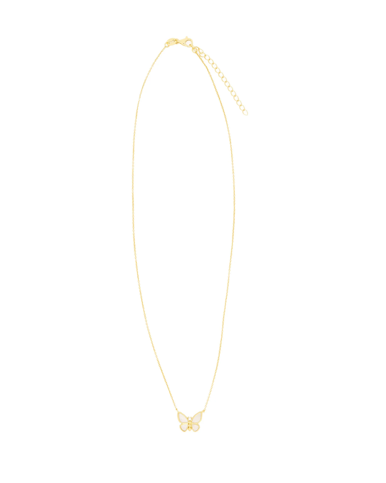 Pearl Butterfly Necklace - Image 3