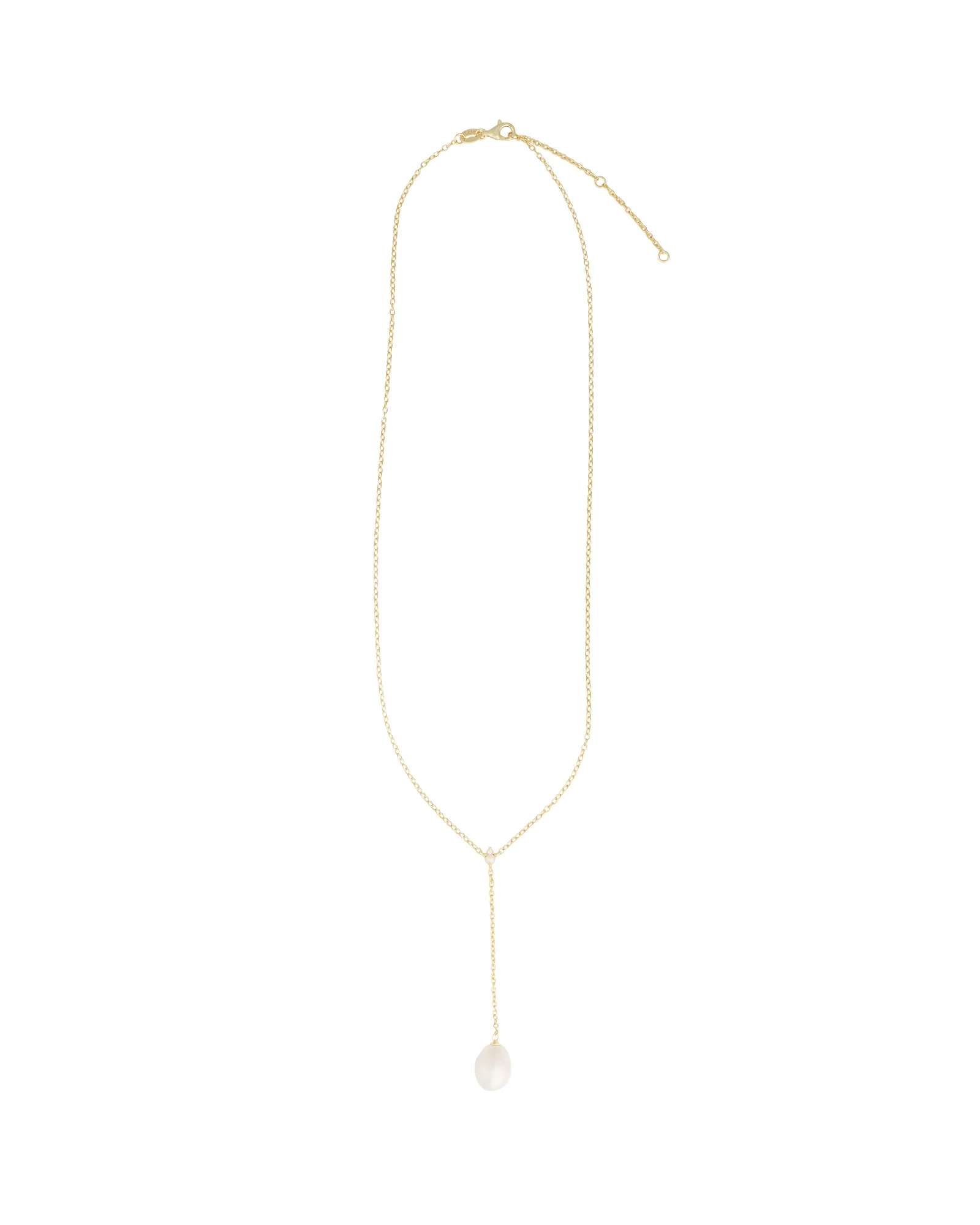 Pearl Y Necklace - Image 3