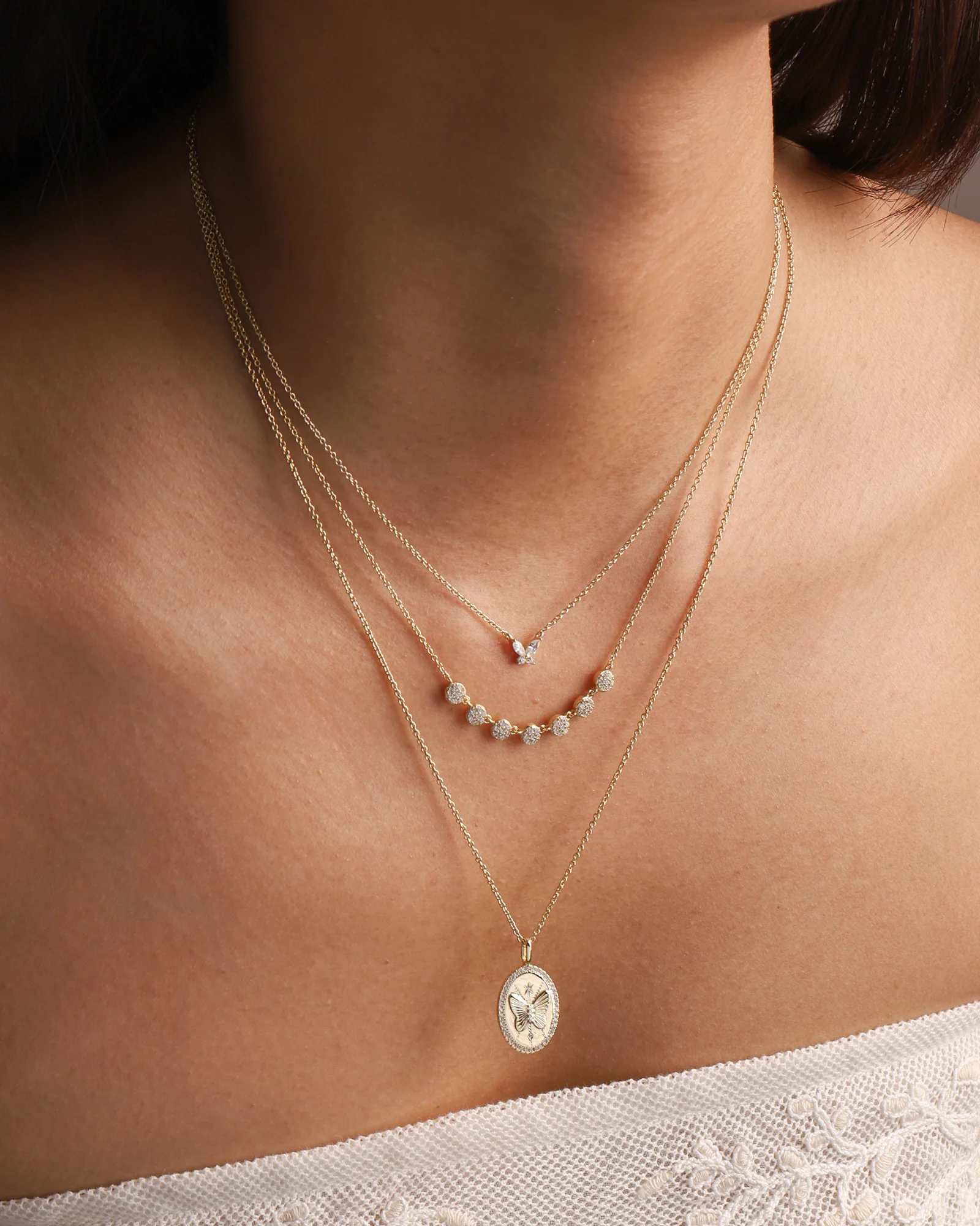 Petite Butterfly Necklace - Image 2
