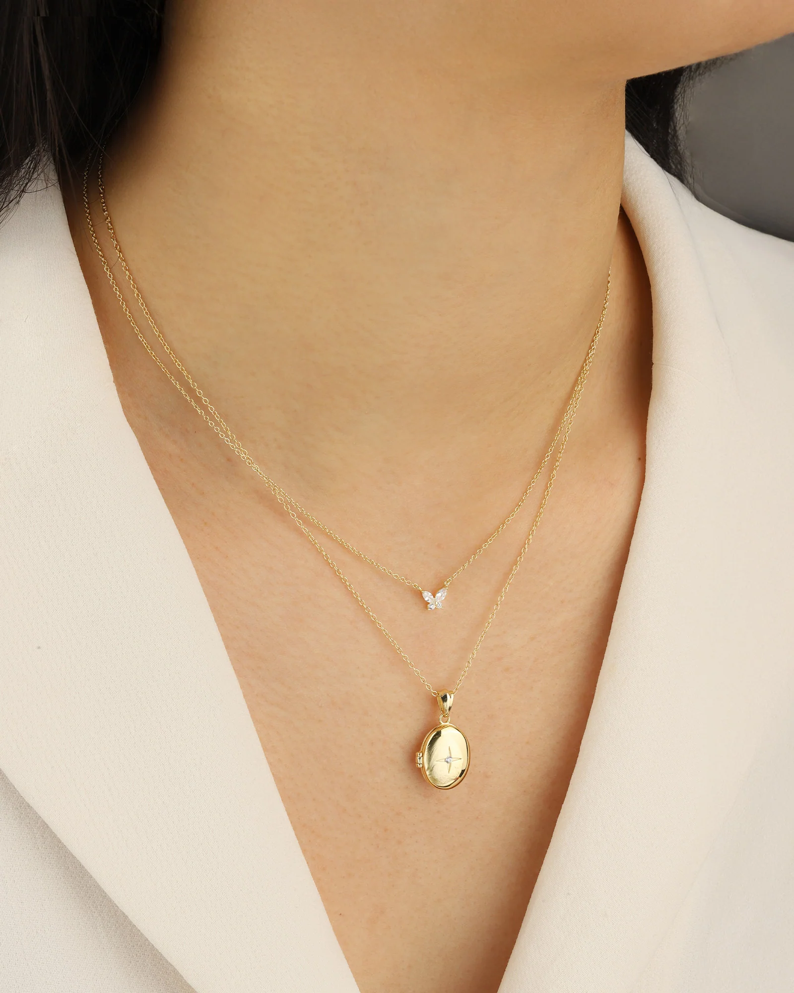 Petite Butterfly Necklace - Image 4