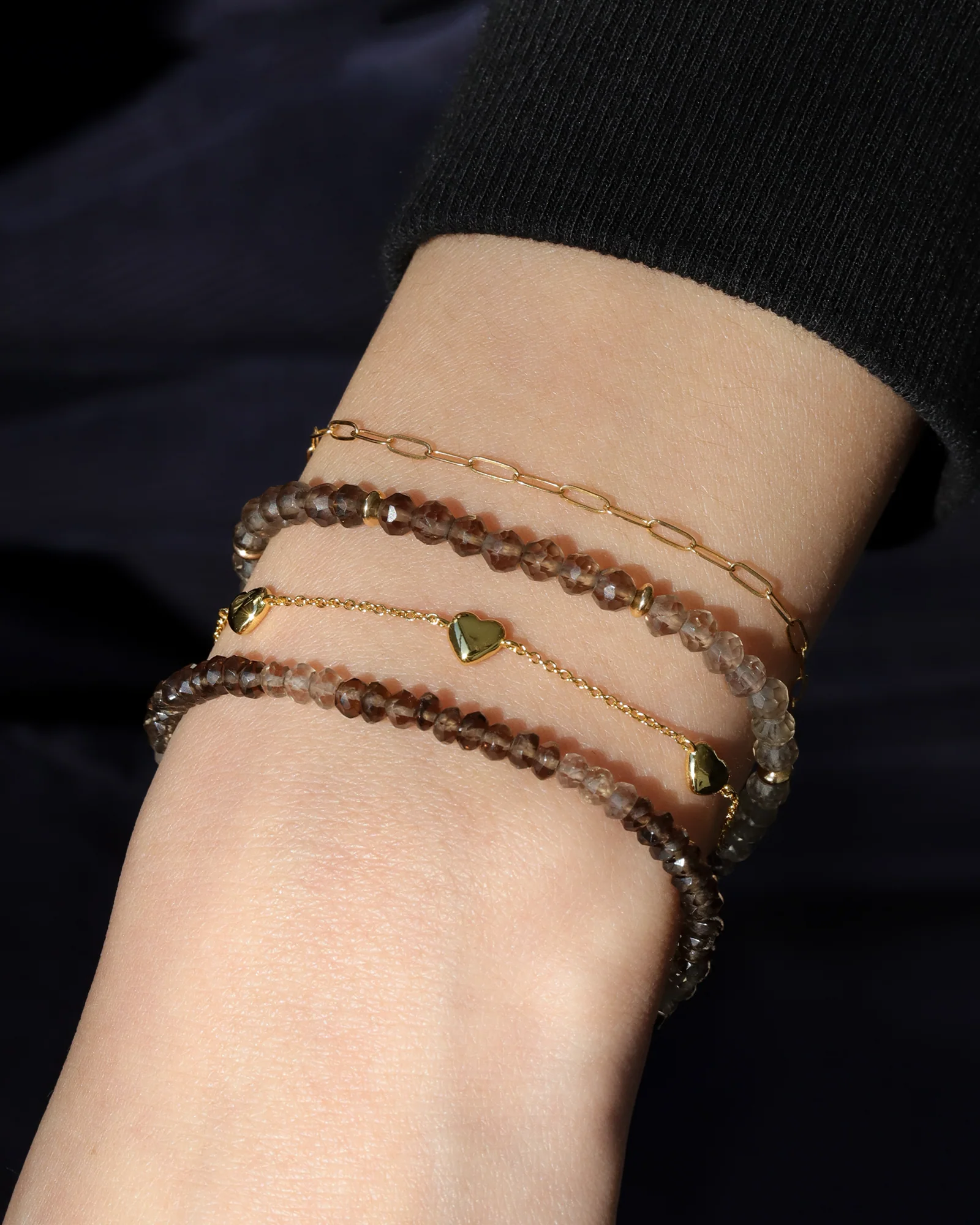 Puff Five Heart Bracelet - Image 2
