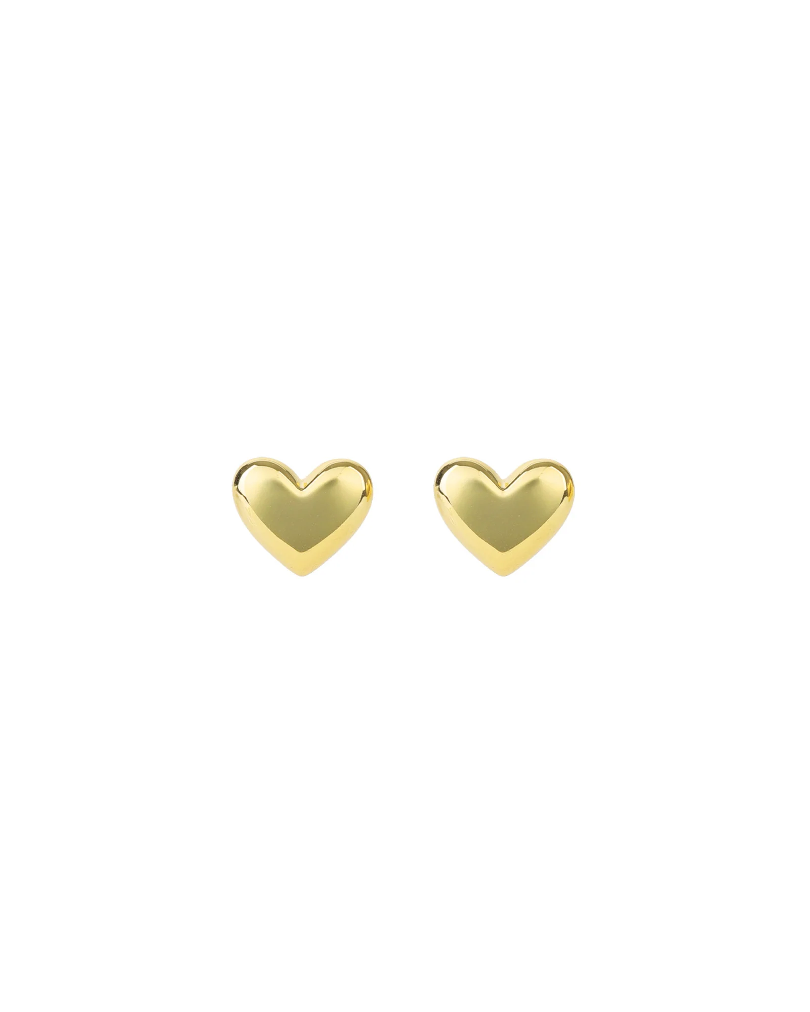 Puff Heart Studs